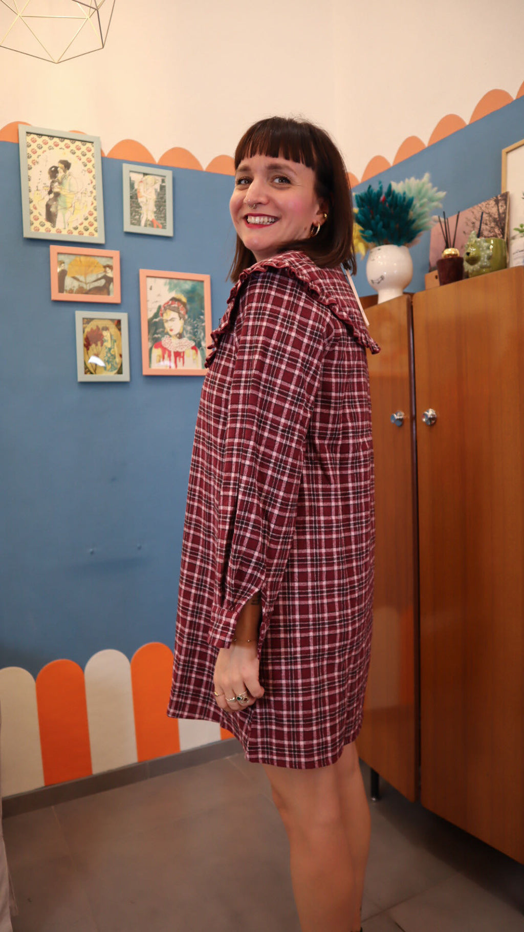 Vestito POLLI CHECK