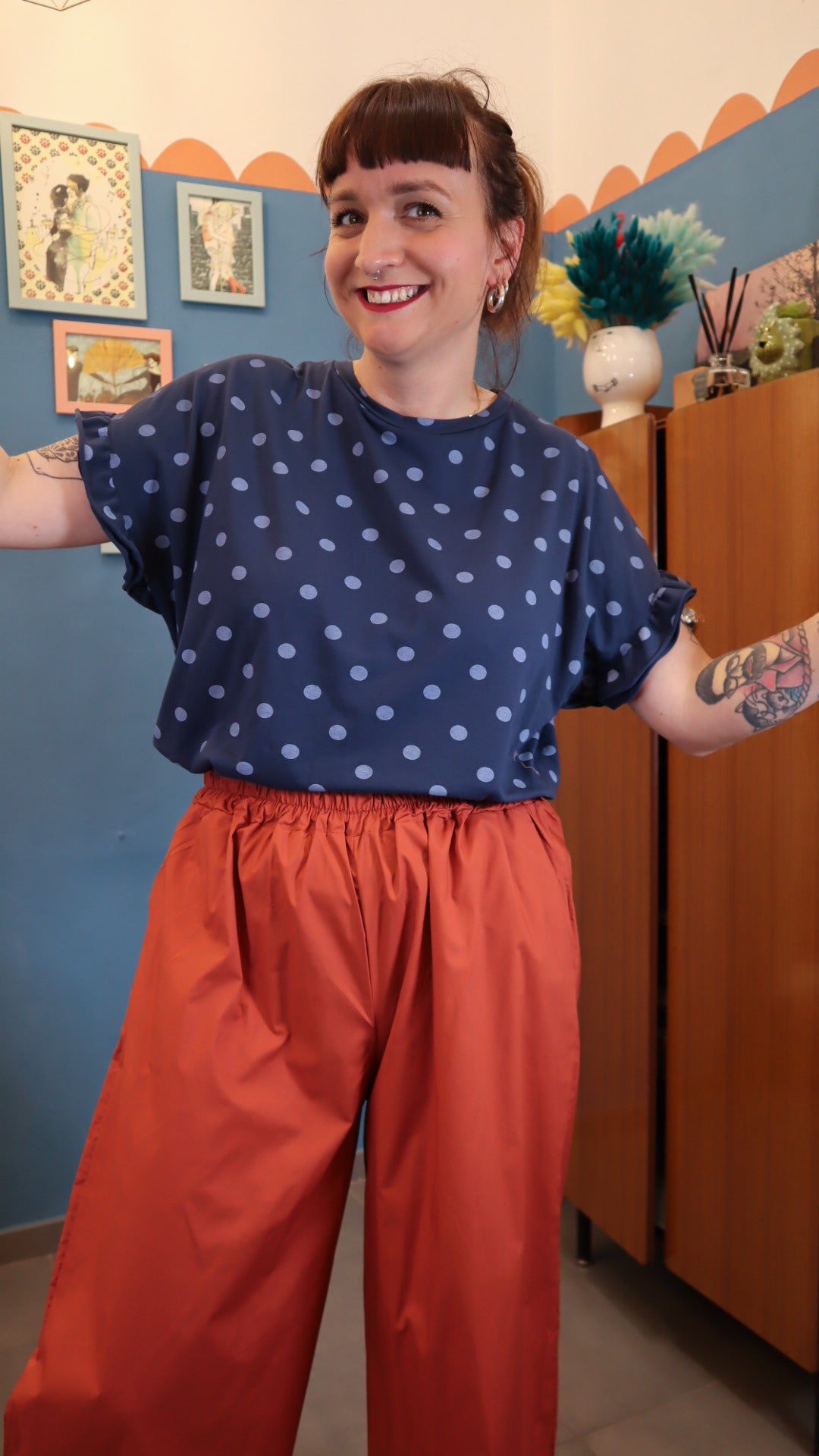 T-shirt basic  POIS BLU