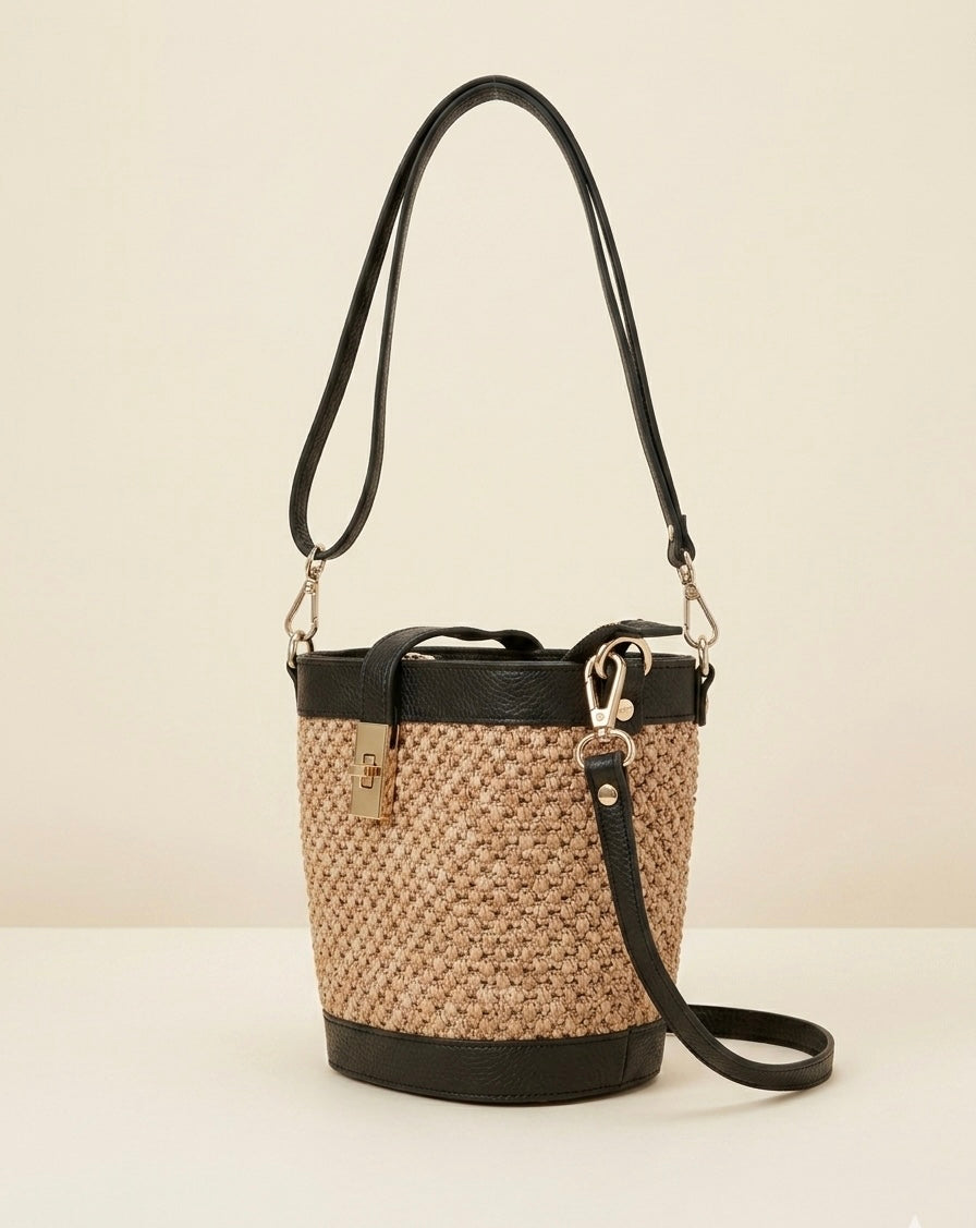 Borsa Secchiello nero
