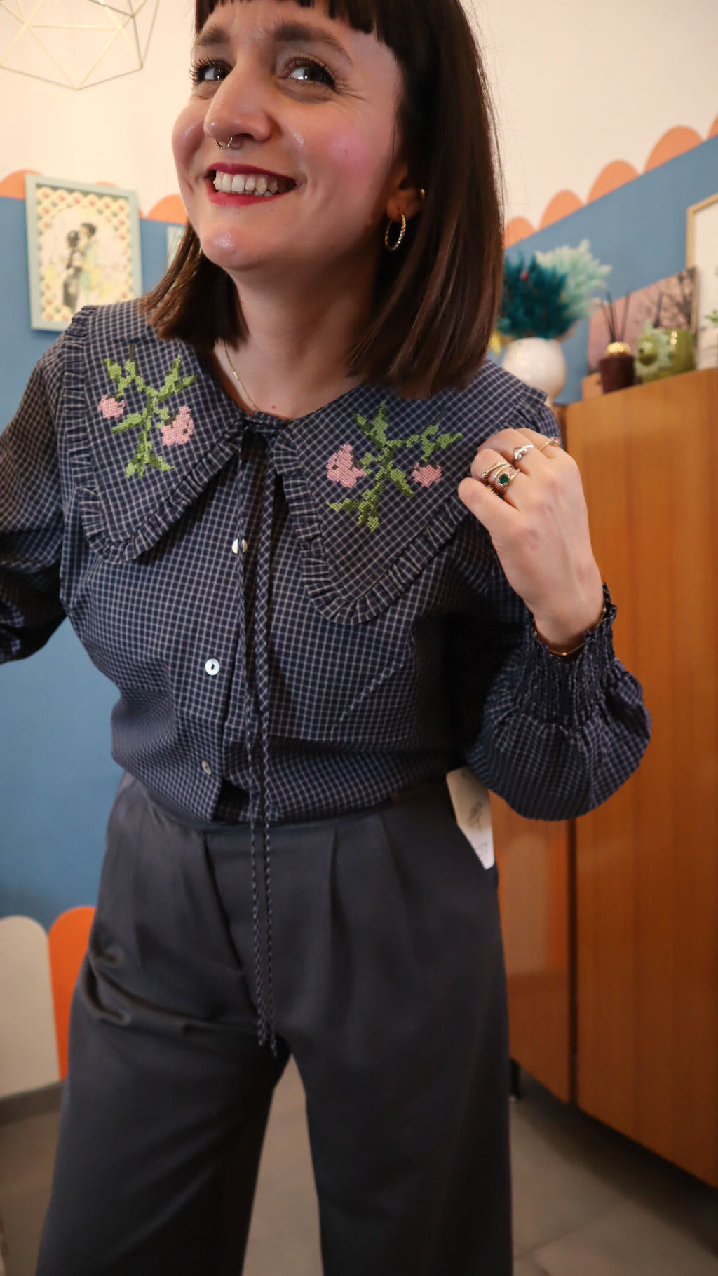 Camicia NURIYA BLU