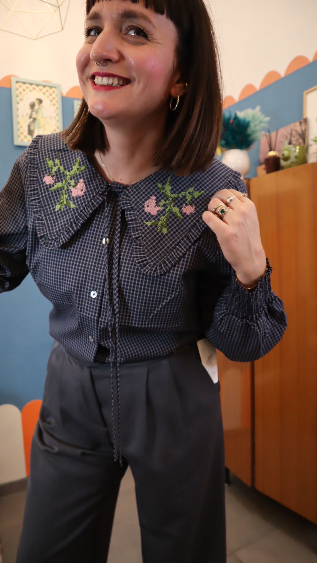 Camicia NURIYA BLU