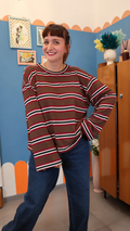 Maglia RIGHE MARRONE