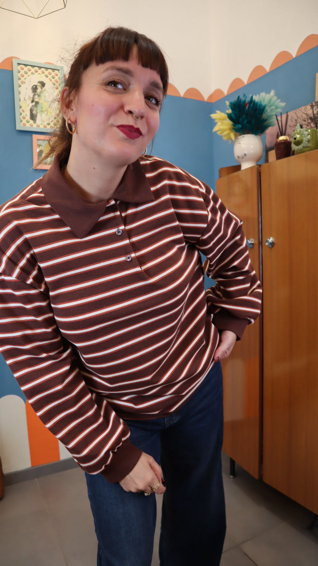 Polo RIGHITA MARRONE