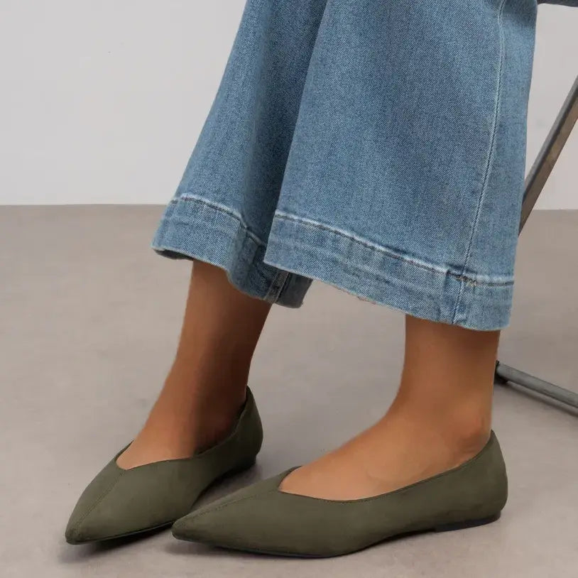 Ballerina SUEDE VERDE