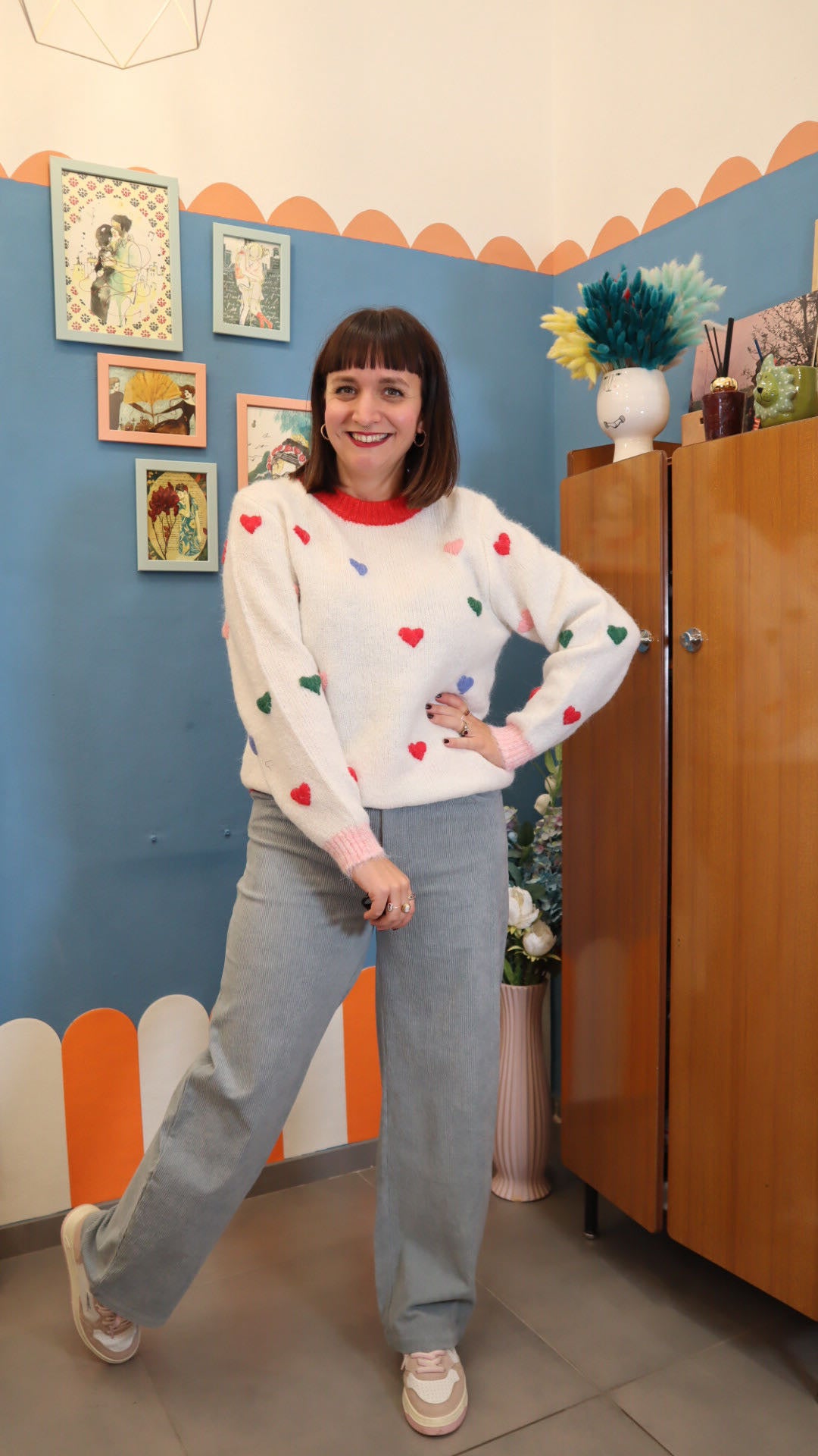 Pantalone VELLUTO POLVERE