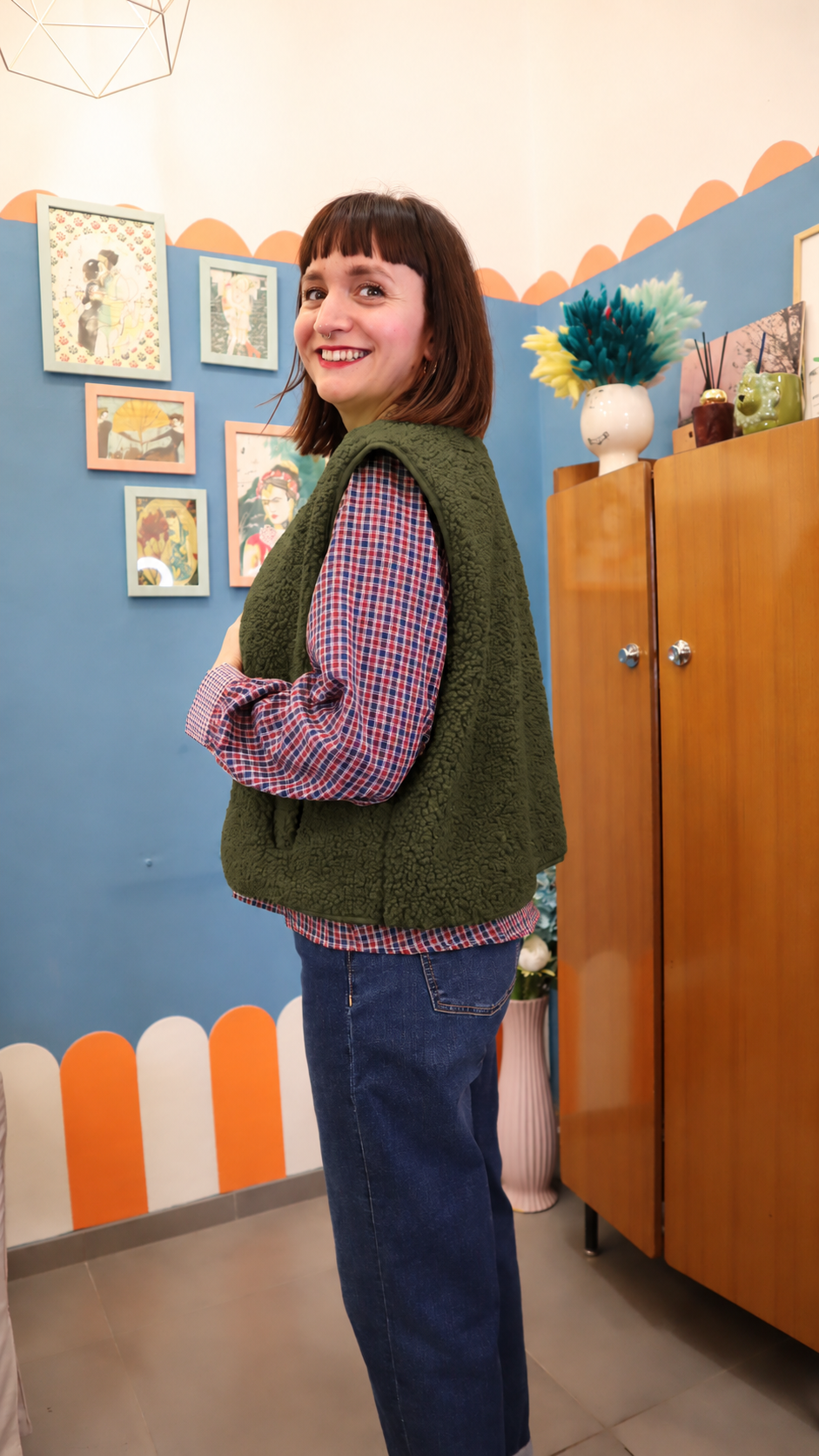Gilet TEDDY MIA VERDE