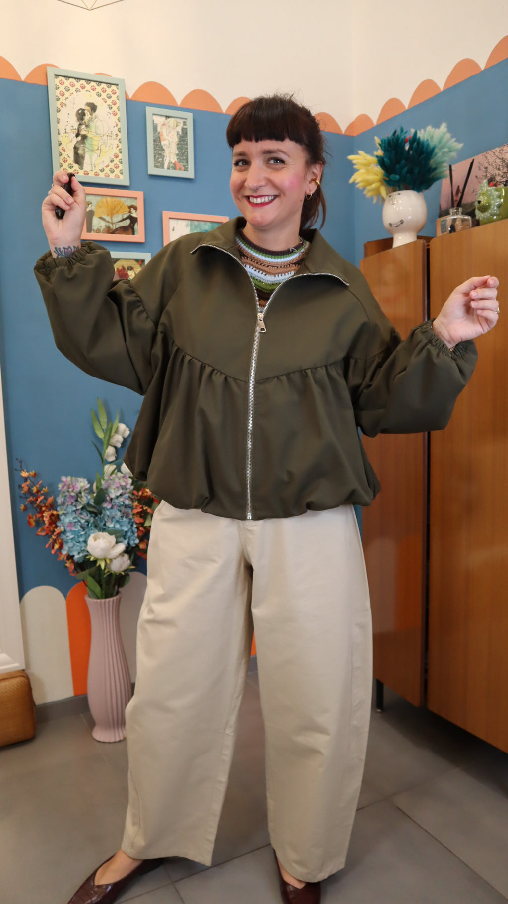 Bomber MI LORETTA VERDE