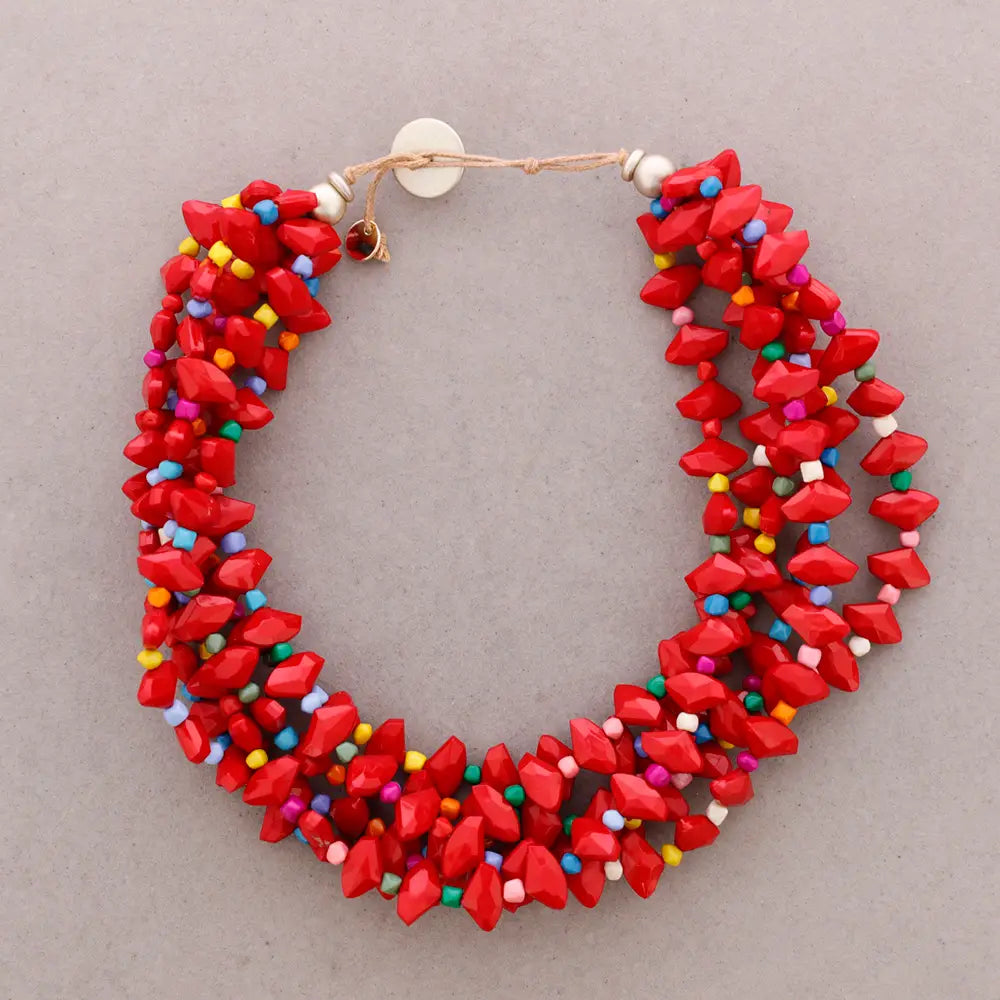 Collana FIL FIL ROSSA
