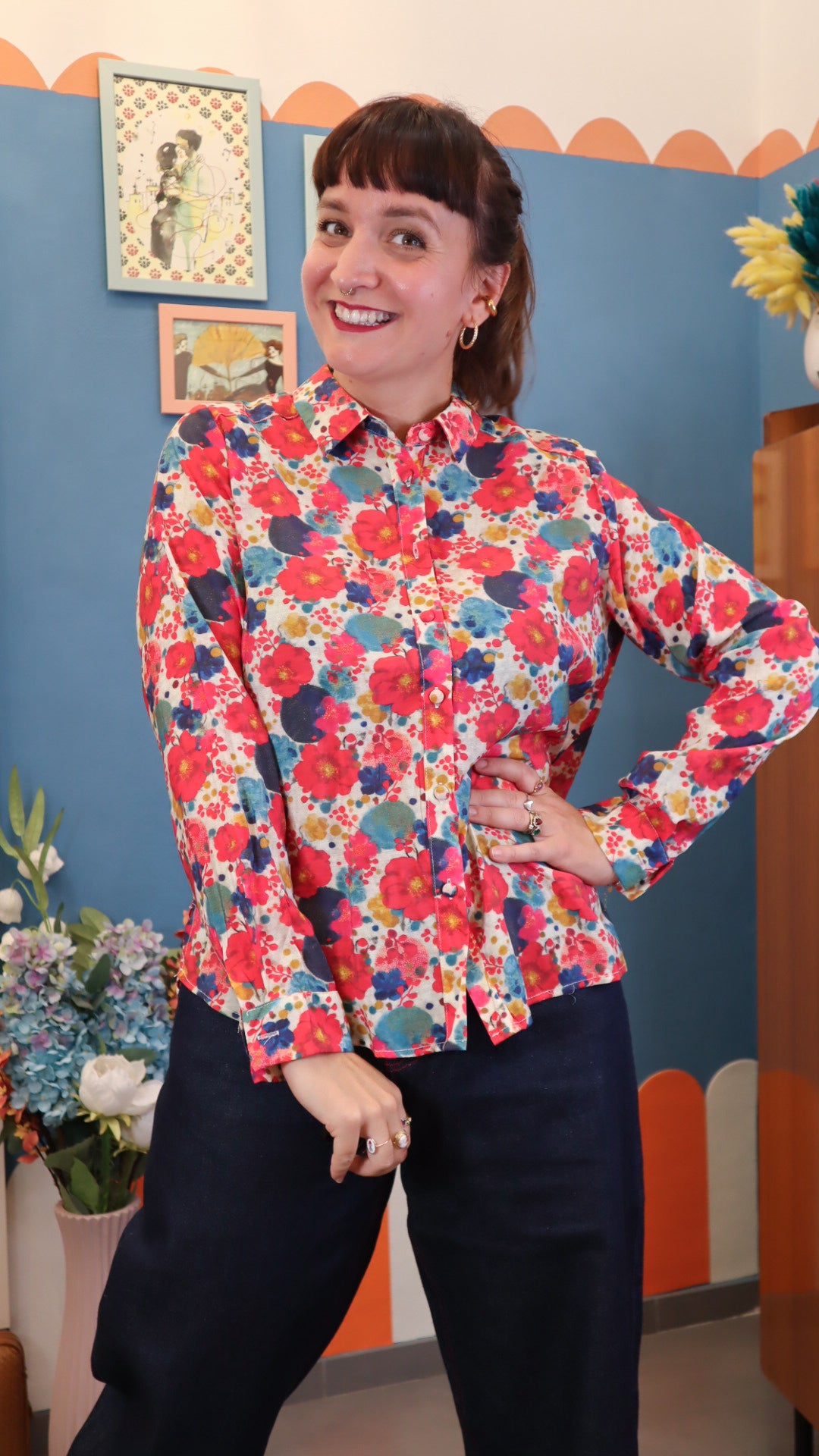 Camicia EMI PRINTING FLOWER