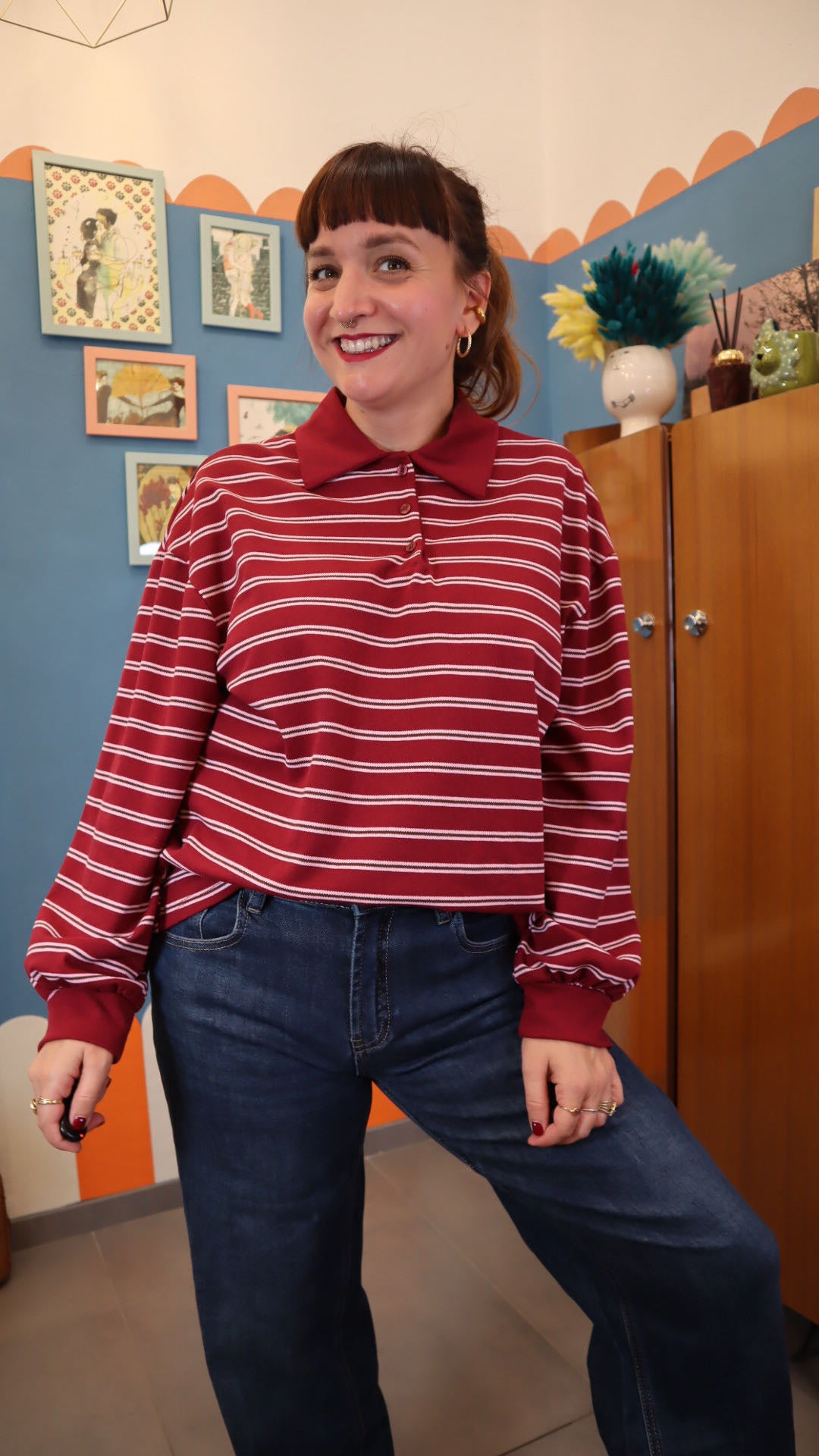 Polo RIGHITA BORDEAUX