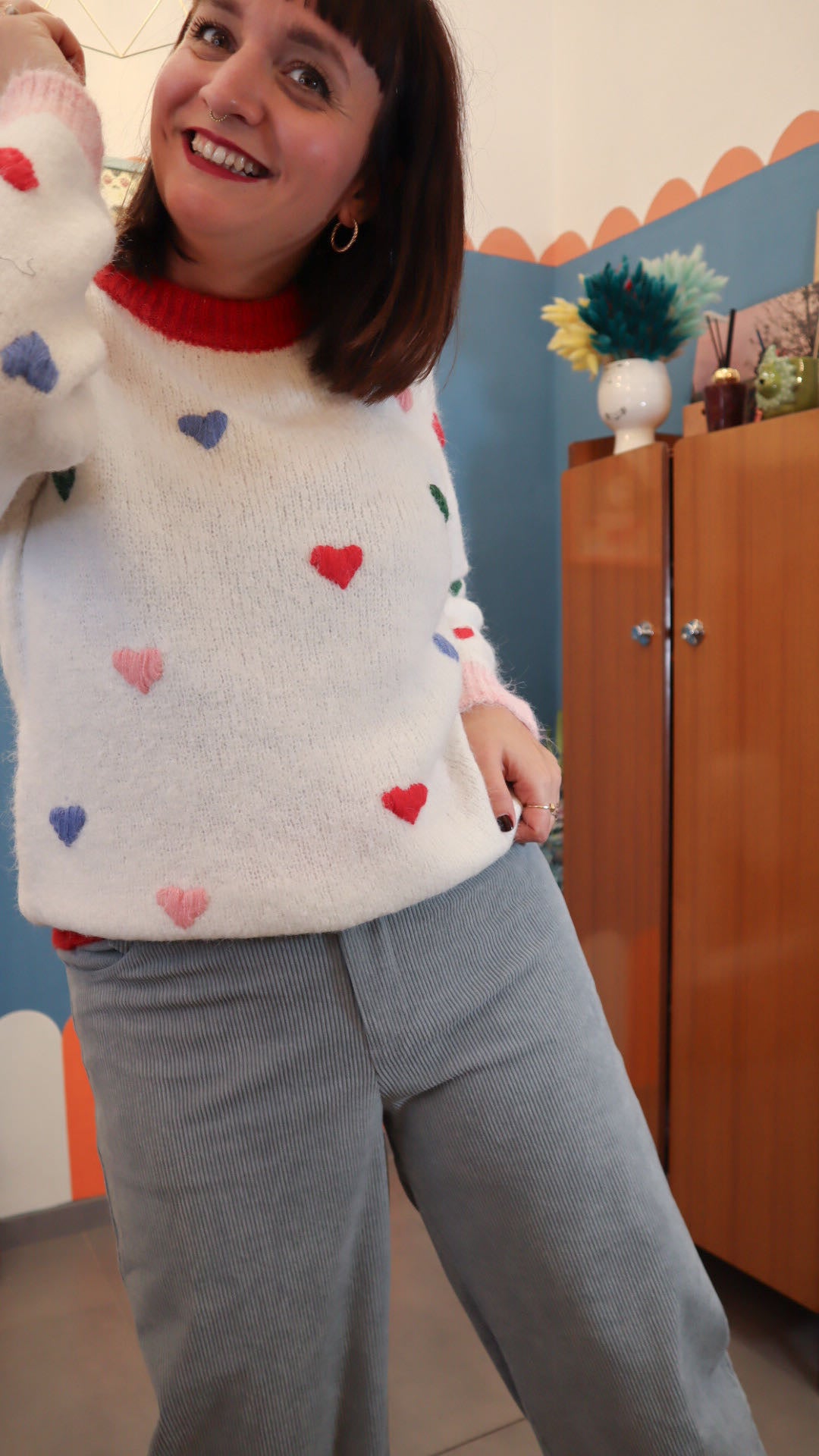 Pantalone VELLUTO POLVERE