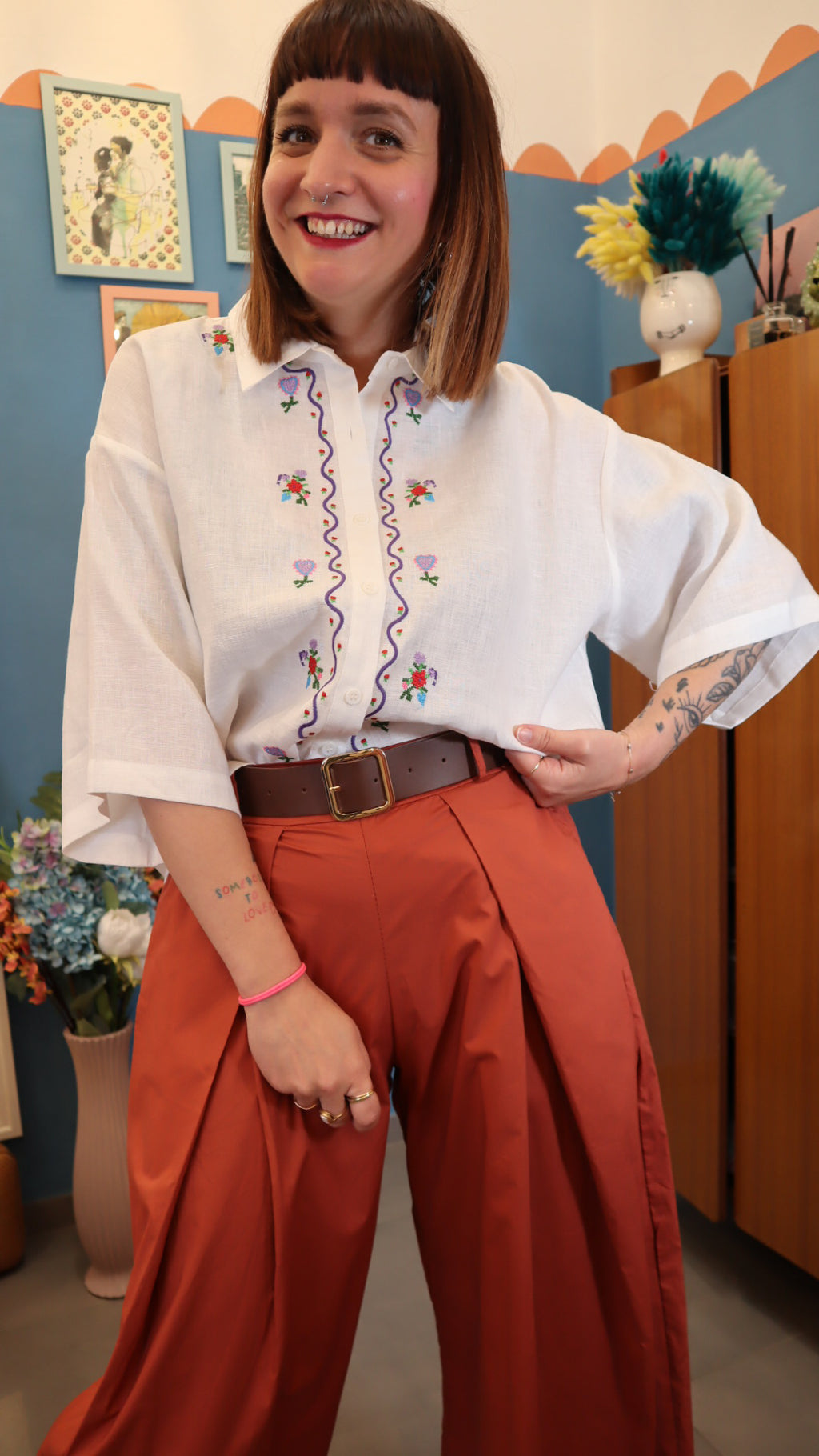 Pantalone BASIC RUGGINE