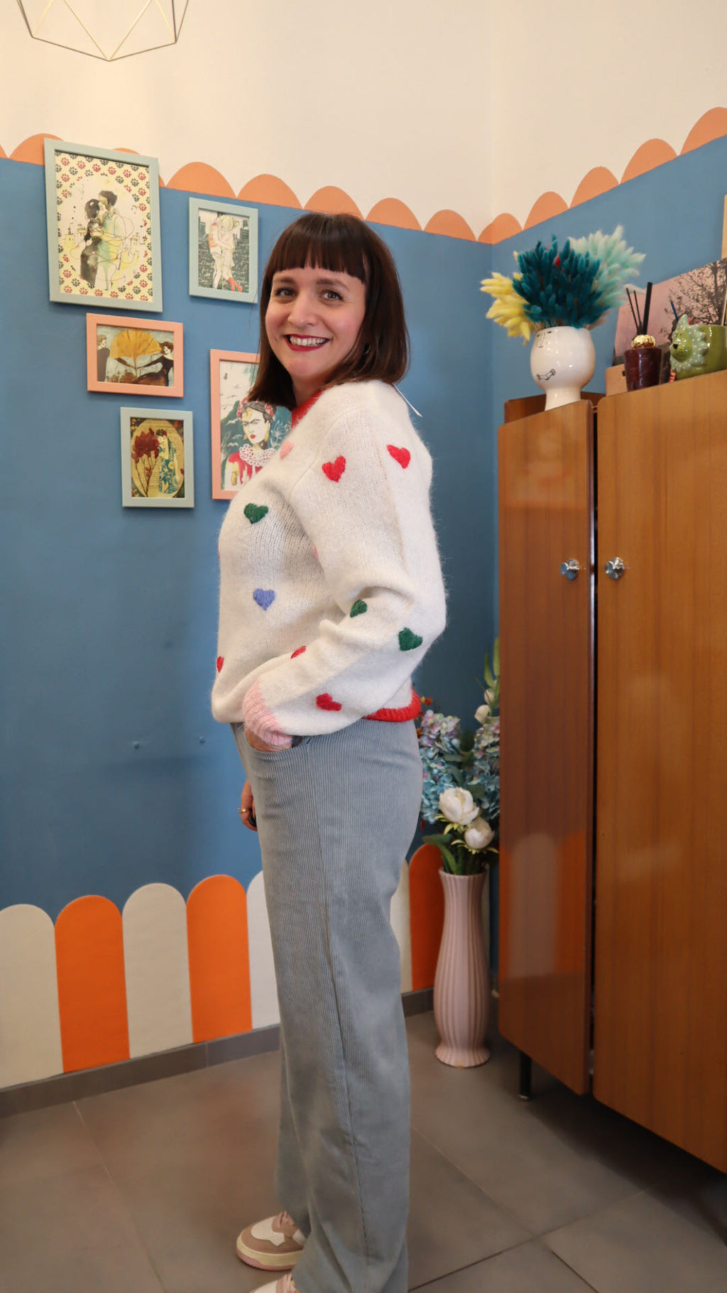 Pantalone VELLUTO POLVERE