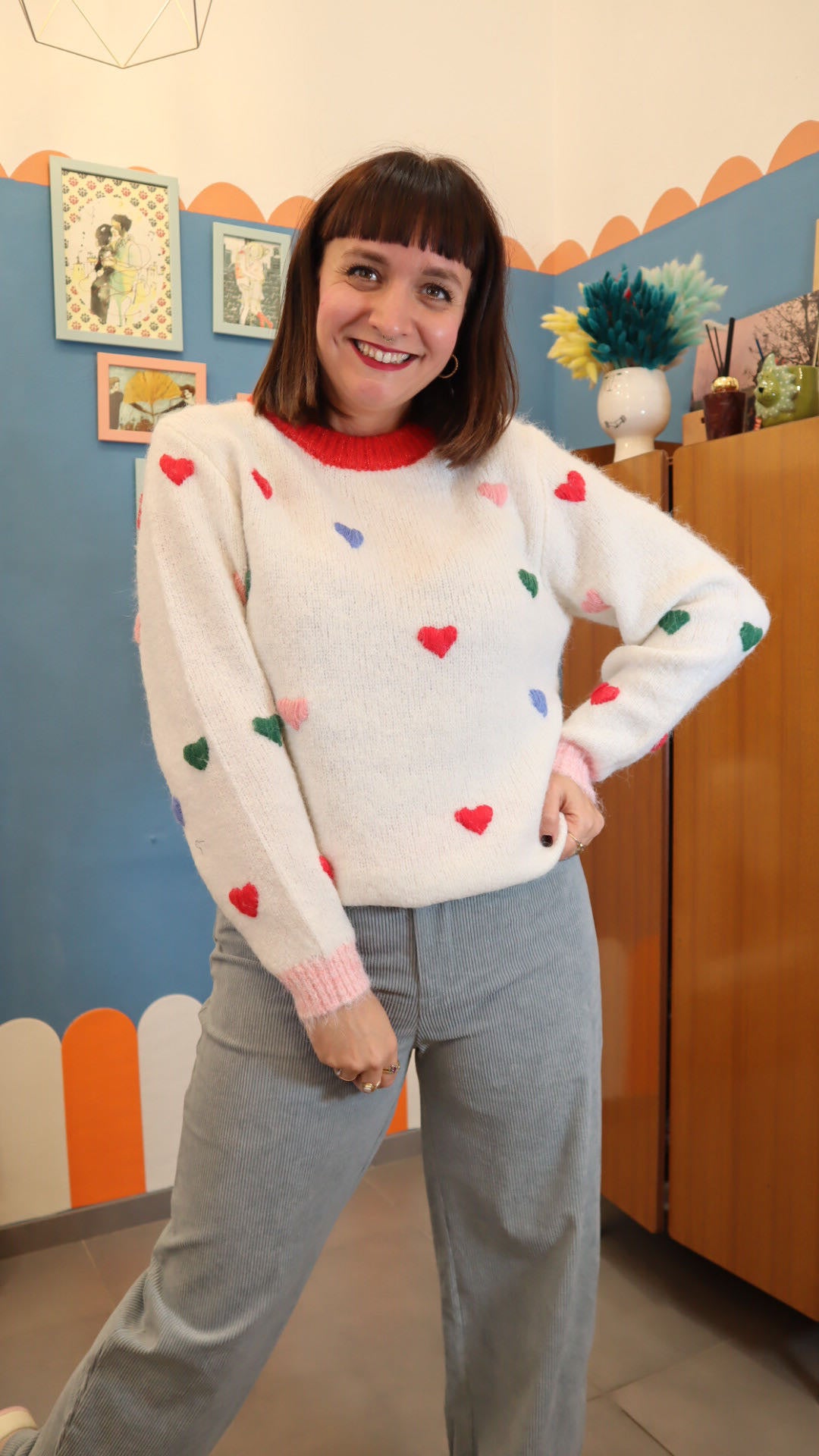 Maglione CUORI BELABLU