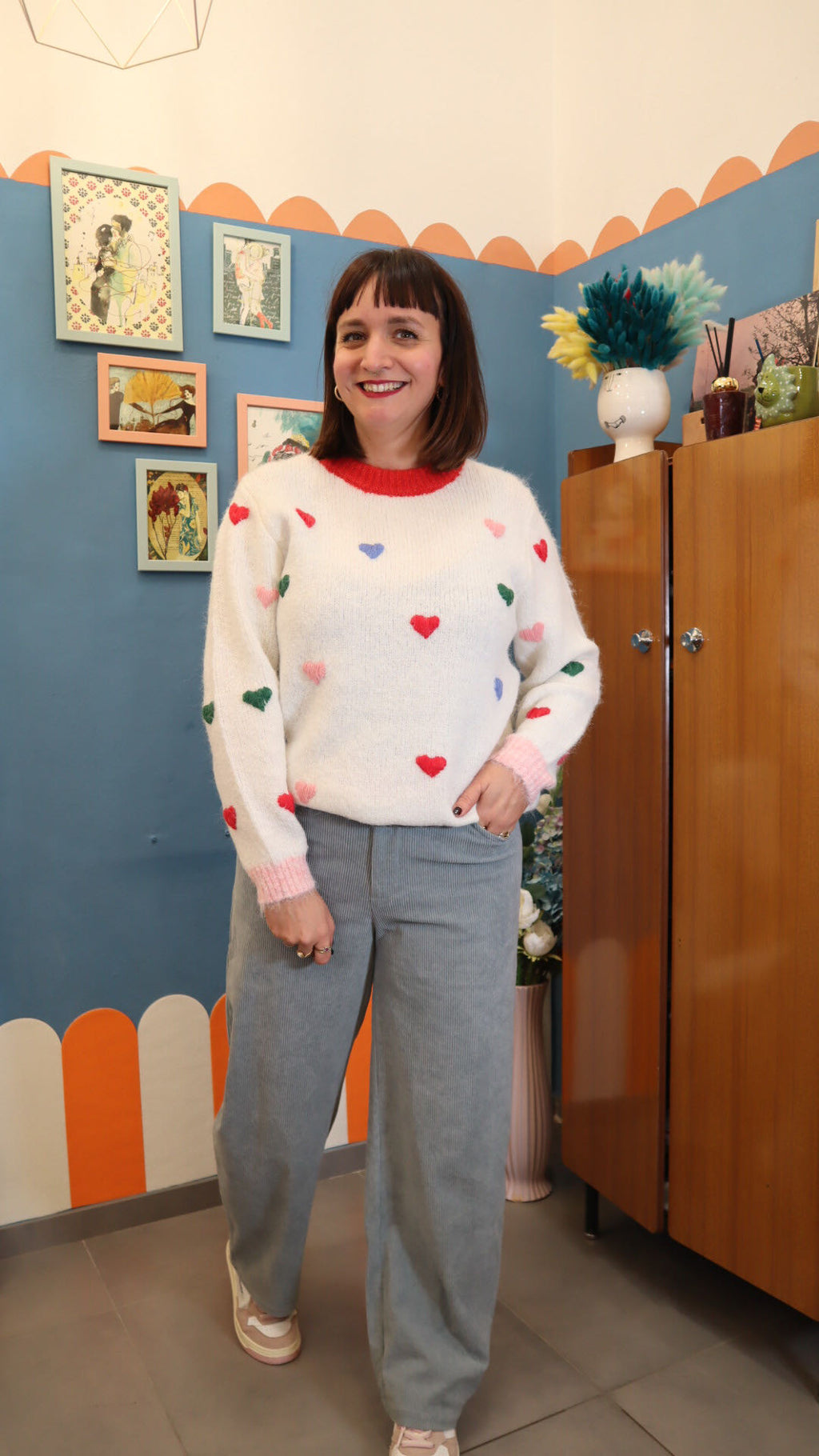 Pantalone VELLUTO POLVERE