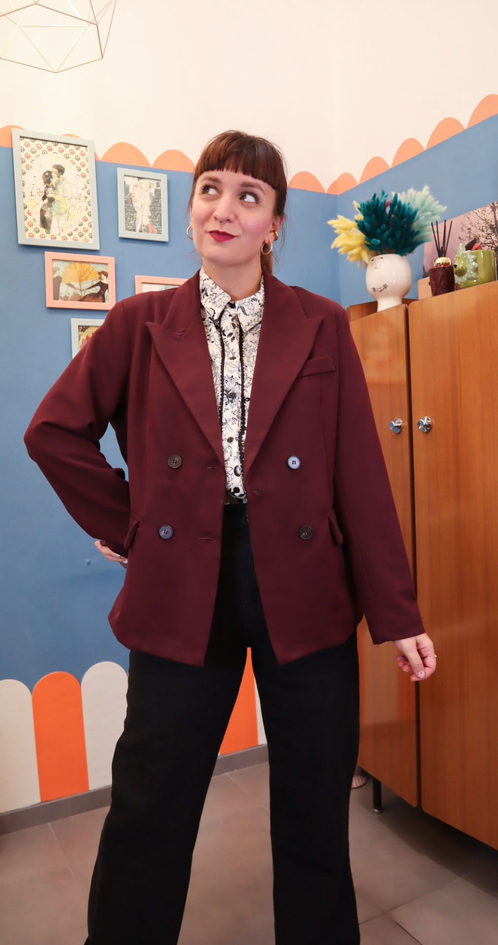 Blazer CAROLIN BORDEAUX