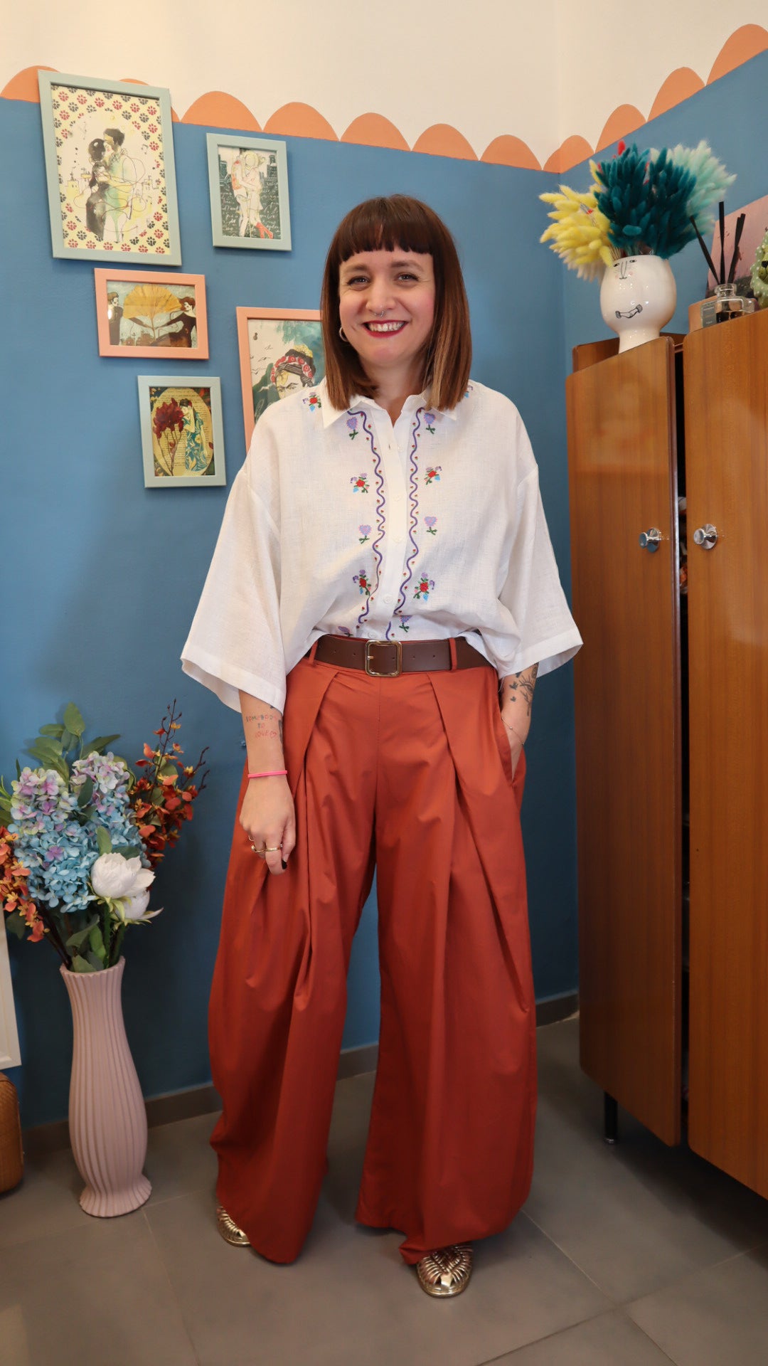 Pantalone BASIC RUGGINE