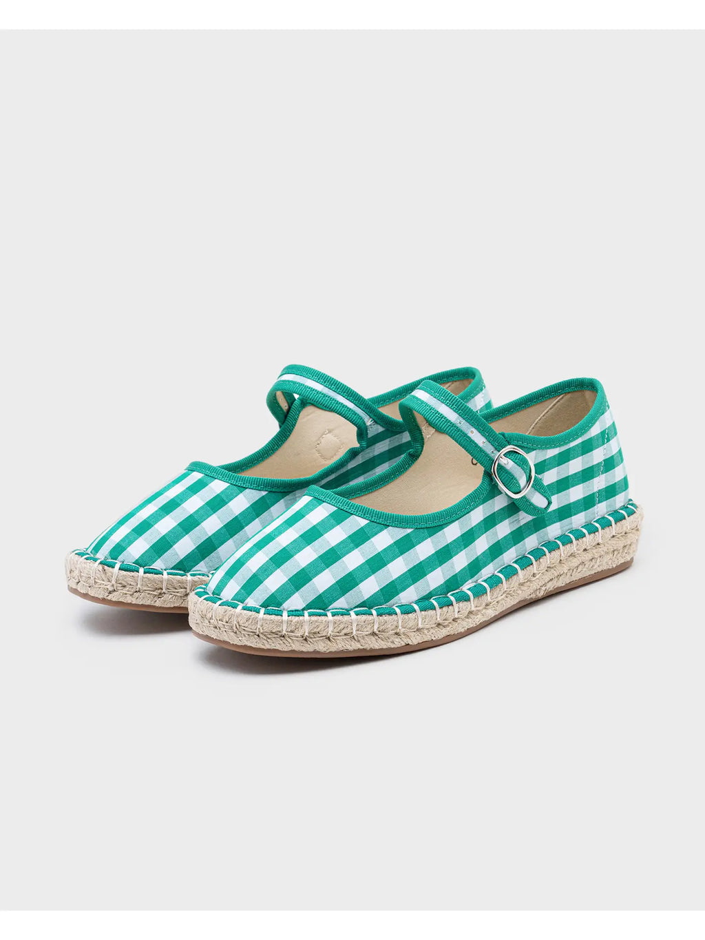 Ballerine ESPADRILLAS green