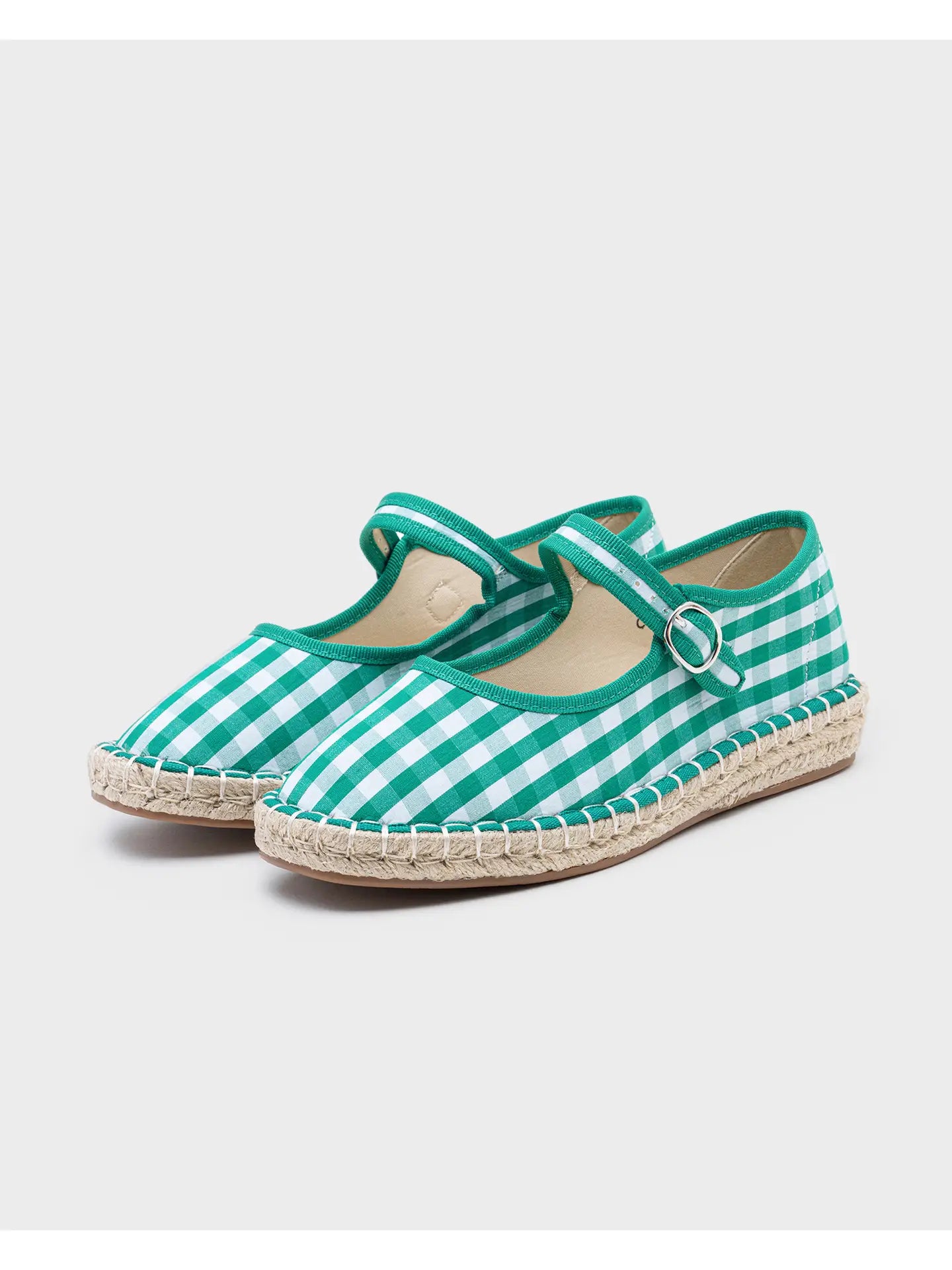 Ballerine ESPADRILLAS green