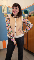 Gilet SENAPE RIGHE