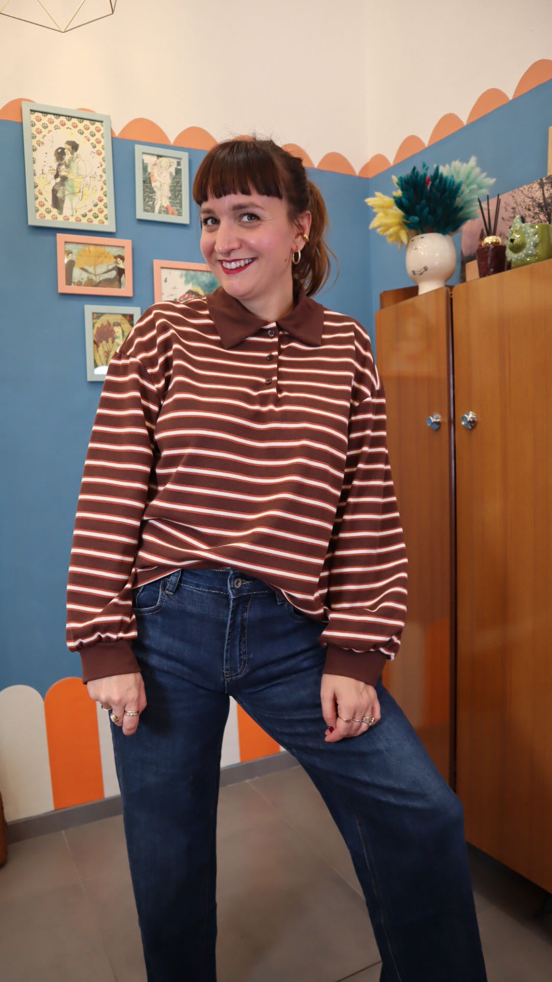 Polo RIGHITA MARRONE