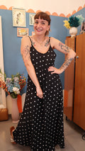 Vestito SOTTOVESTE NERO POIS