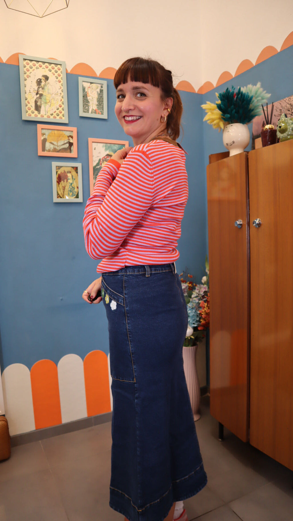 Gonna  DENIM MARGHERITE