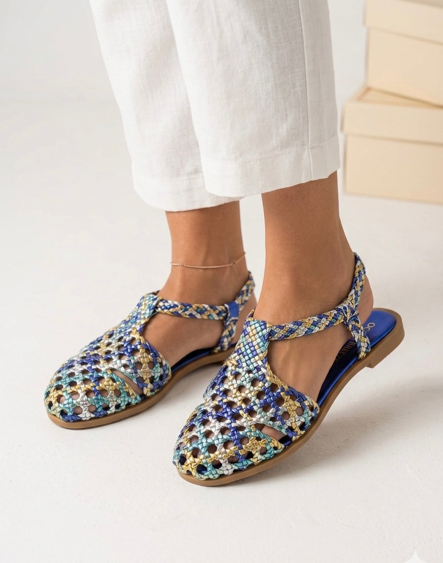 Sandali INTRECCIO BLUE