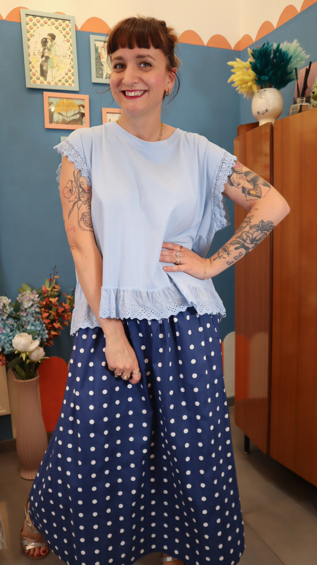 T-shirt WIYA AZZURRA