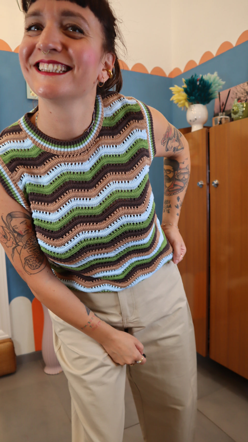 Gilet ONDE green