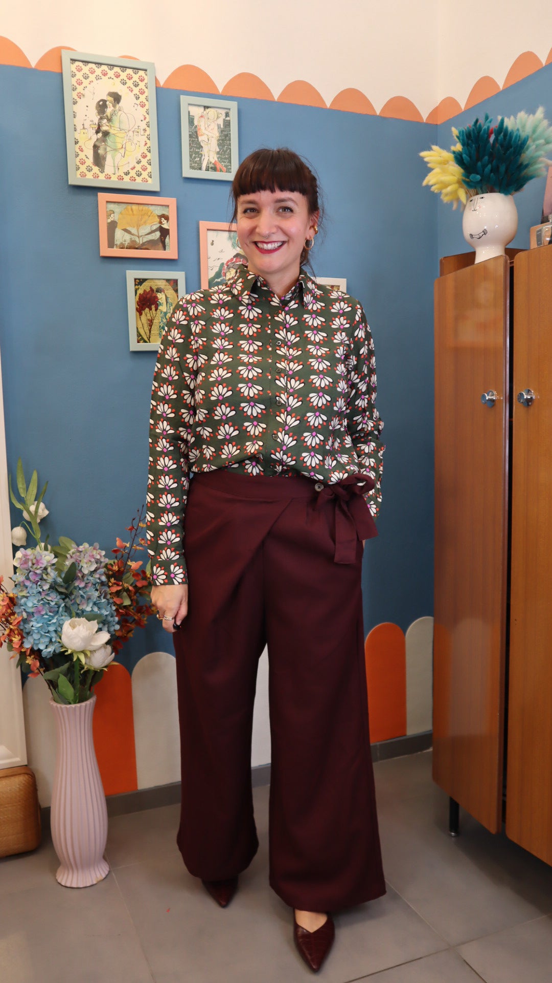 Pantalone ALAJA BURGUNDI
