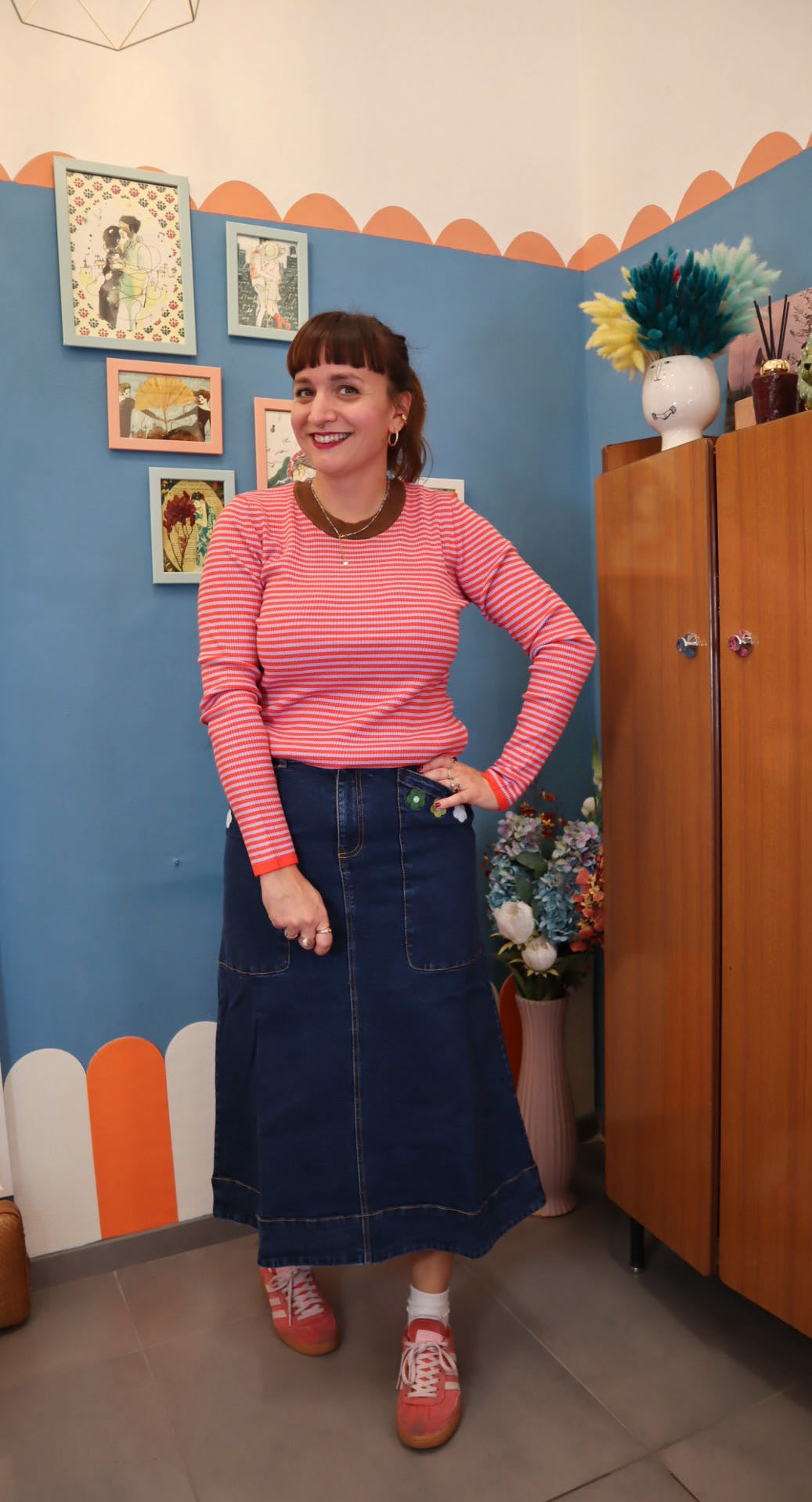 Gonna  DENIM MARGHERITE