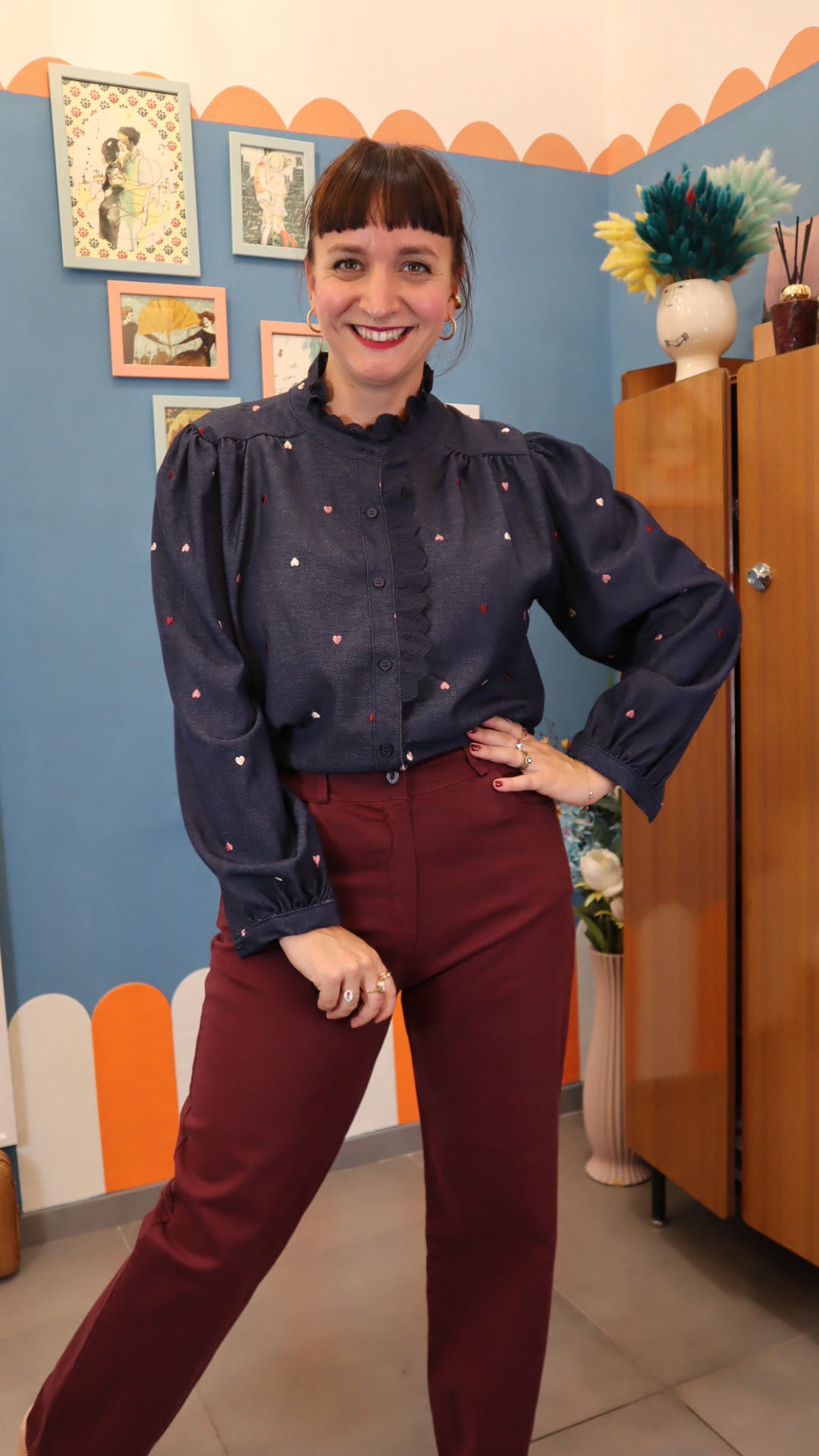 Camicia CUORI DENIM