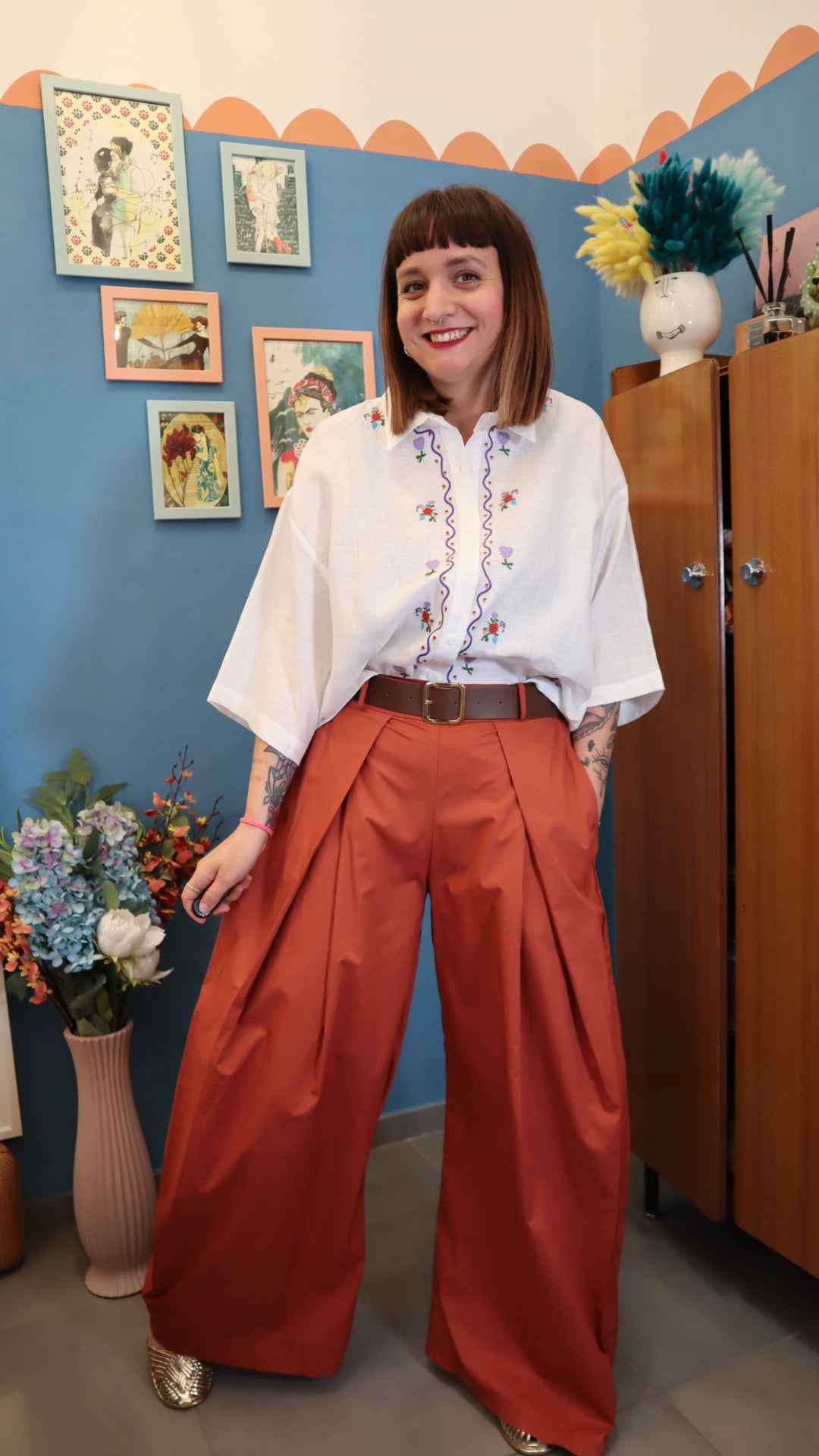 Pantalone BASIC RUGGINE
