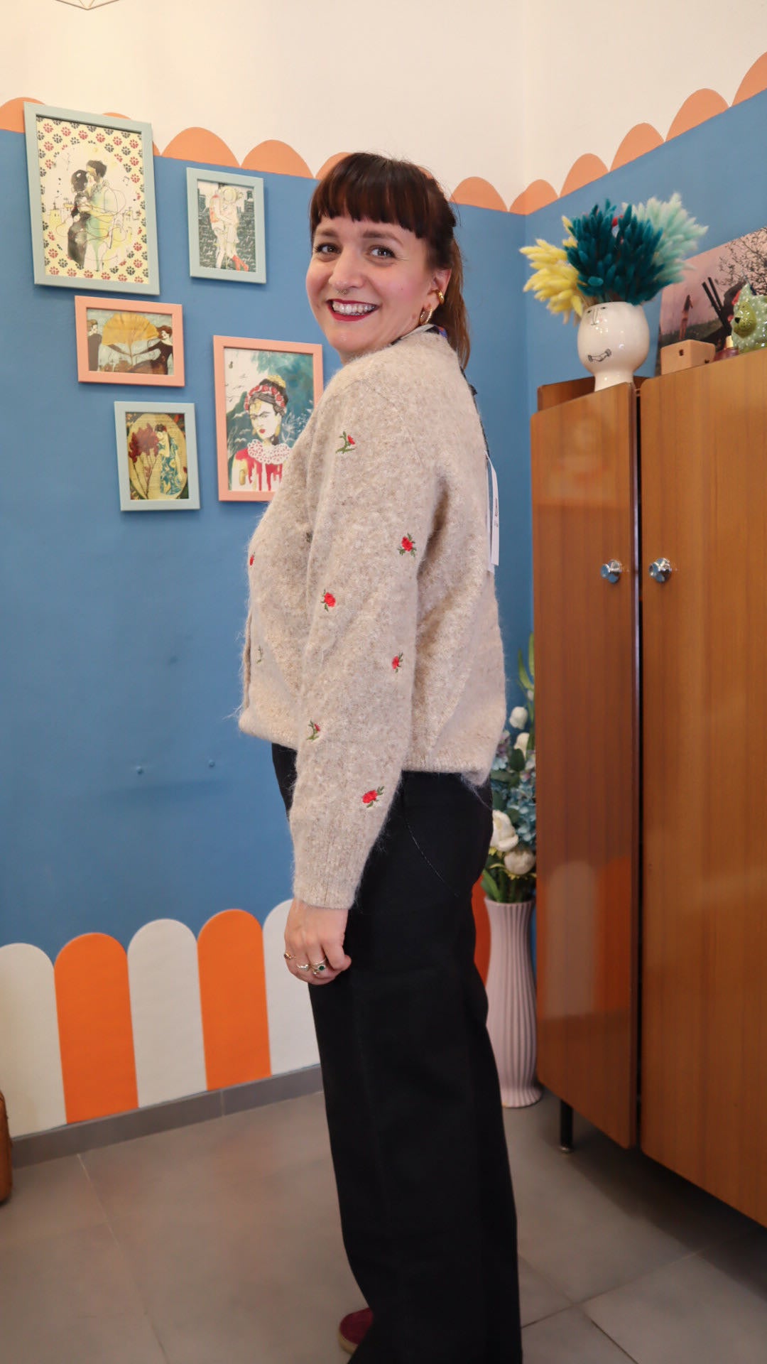 Cardigan INCA ROSE