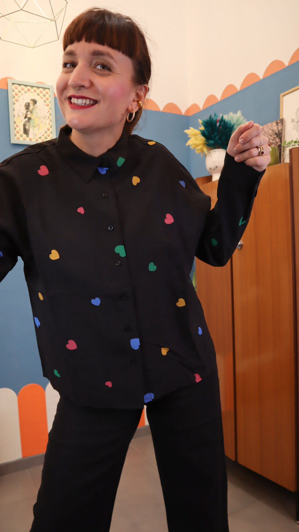 Camicia CUORI