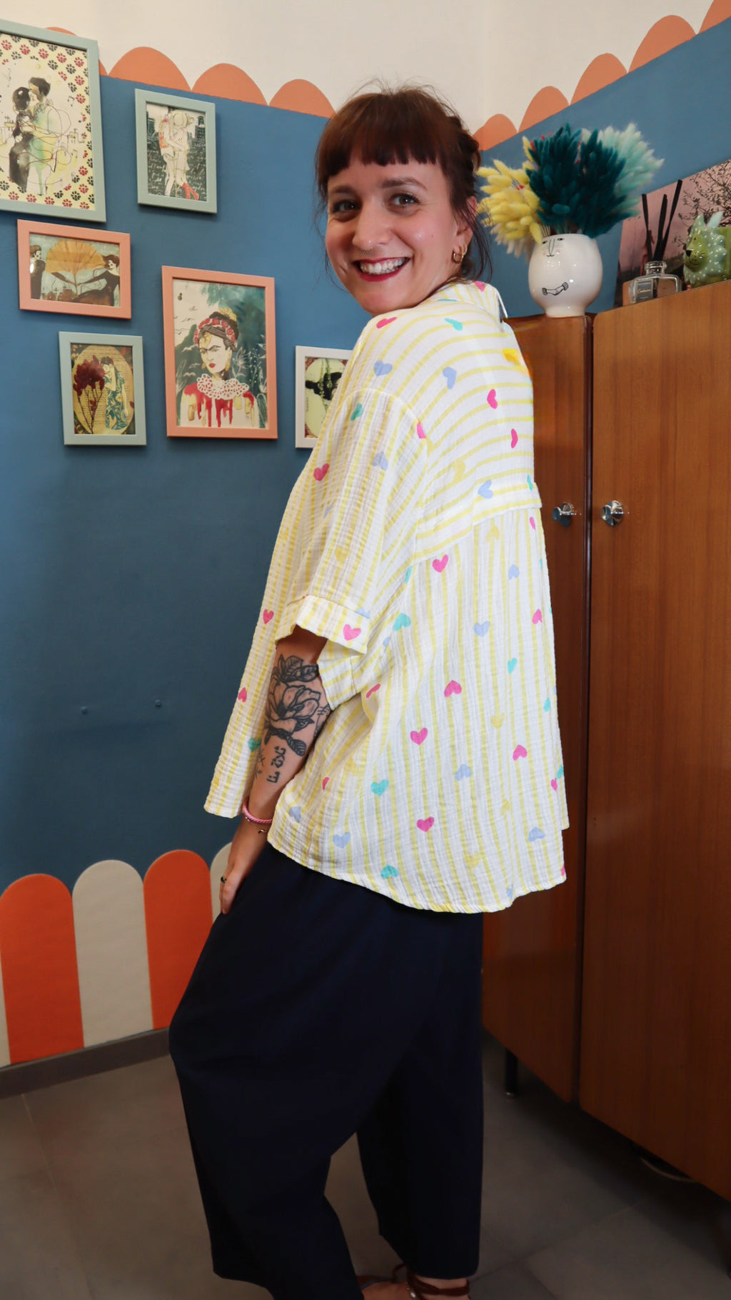Camicia CUORE GIALLO