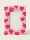Cornice PUNCH NEEDLE cuori