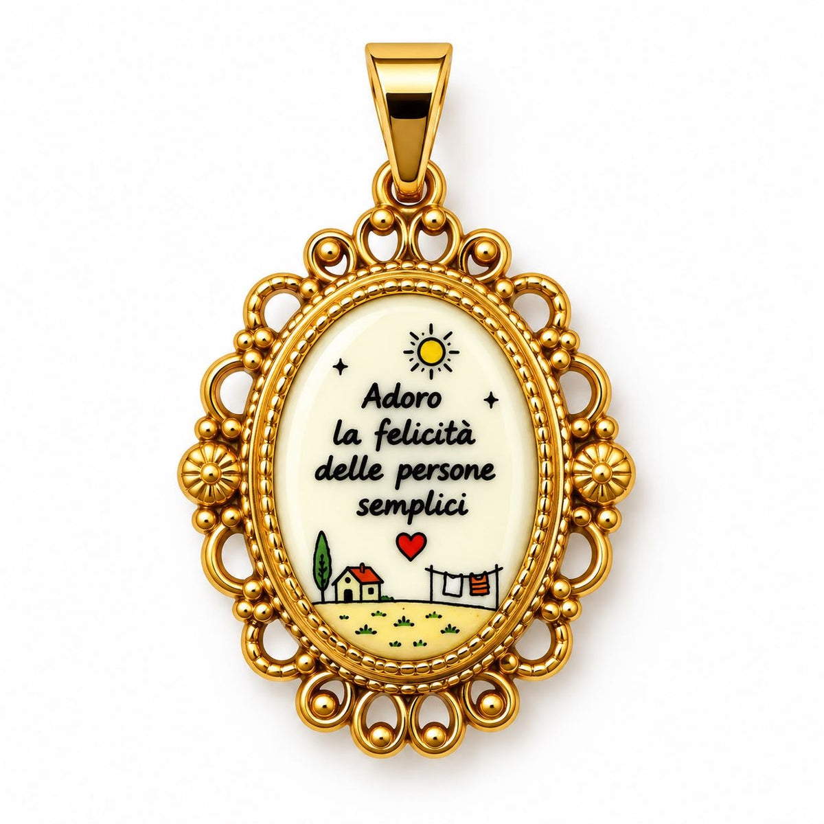 Ciondolo ADORO LA FELICITÀ