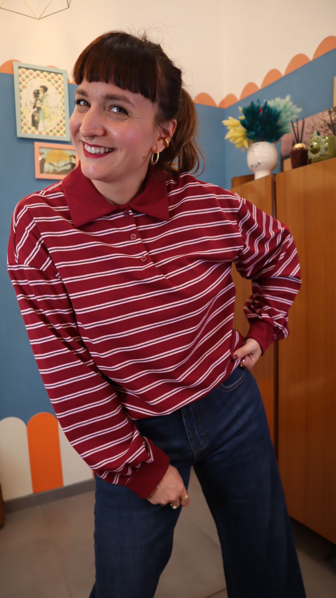 Polo RIGHITA BORDEAUX