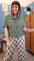 Camicia BOXY VERDE