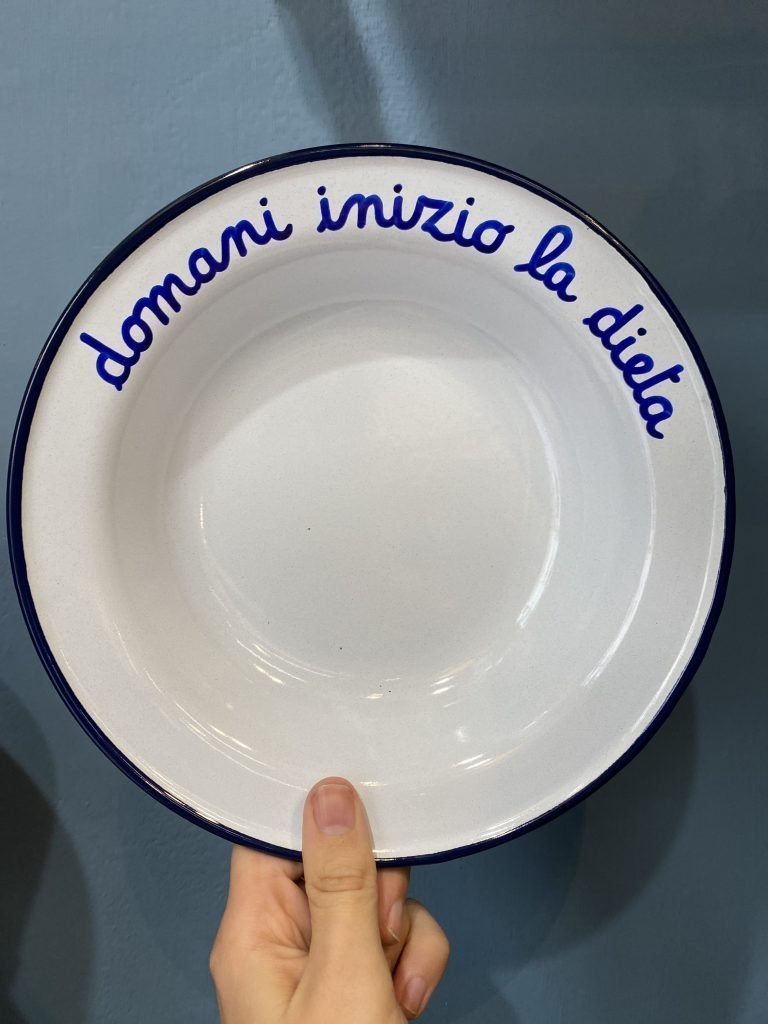 Piatto DOMANI INIZIO LA DIETA