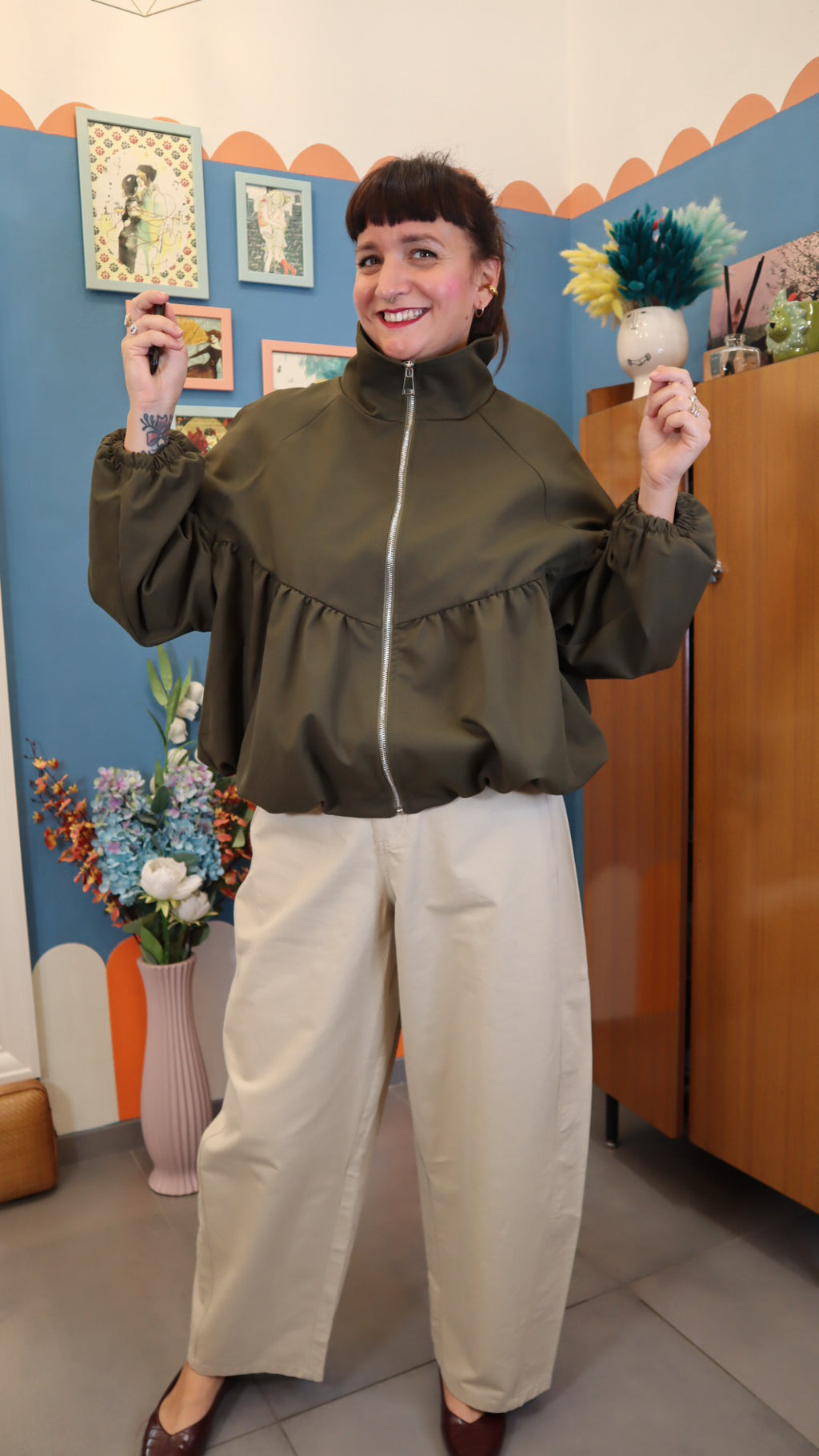 Bomber MI LORETTA VERDE