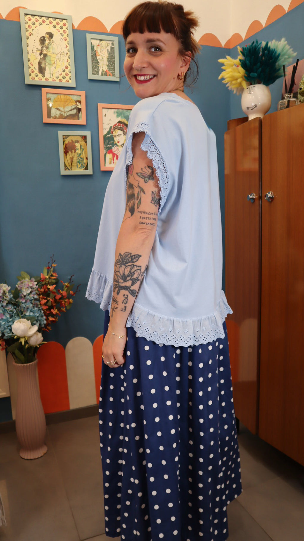 T-shirt WIYA AZZURRA