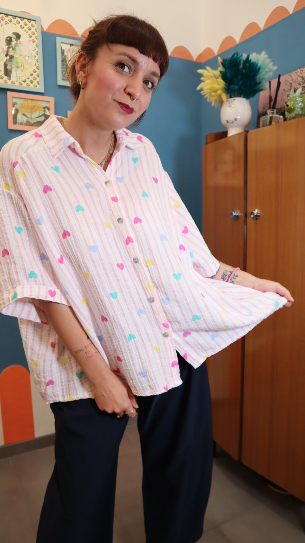 Camicia CUORE ROSA