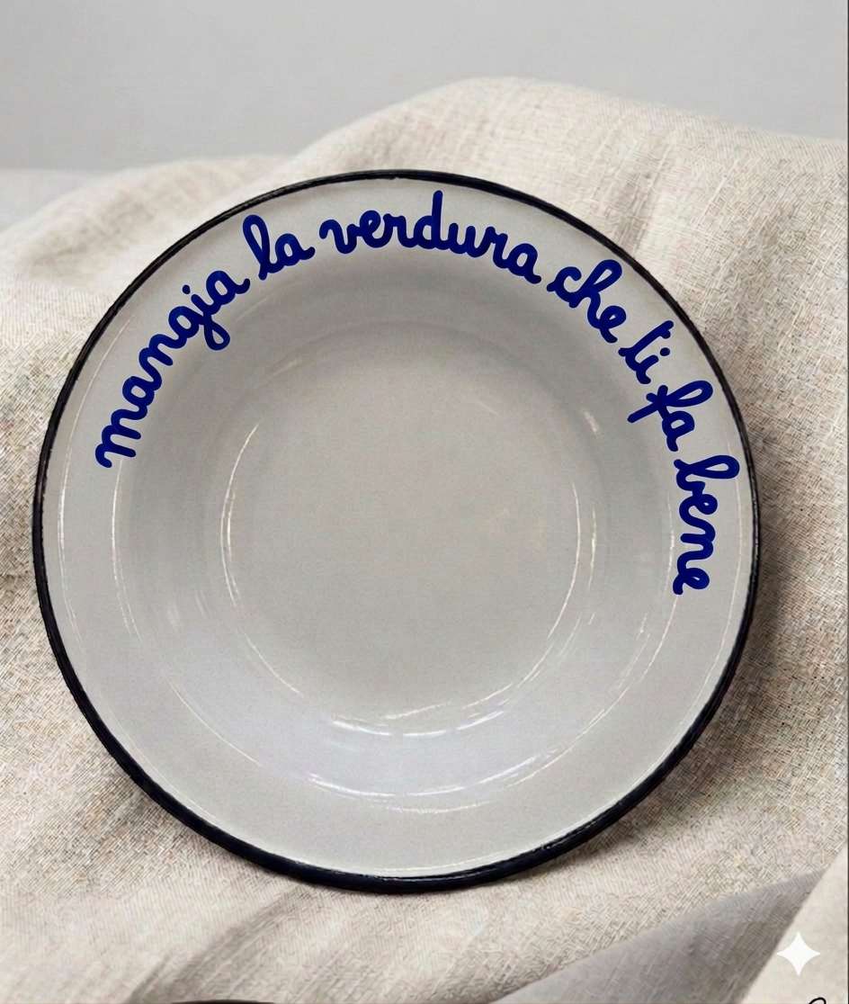 Piatto MANGIA LA VERDURA