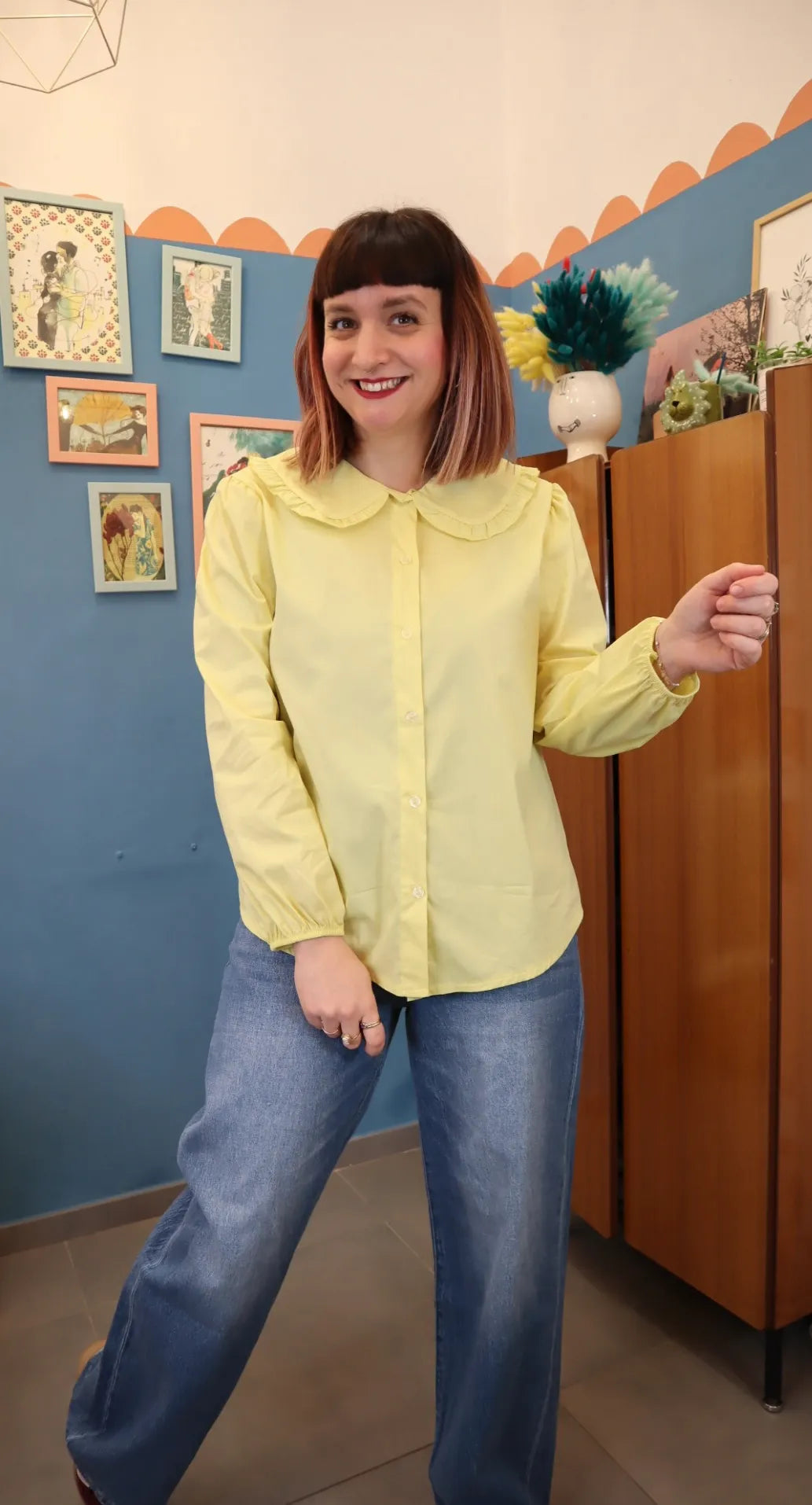 Camicia MARYJANE GIALLO