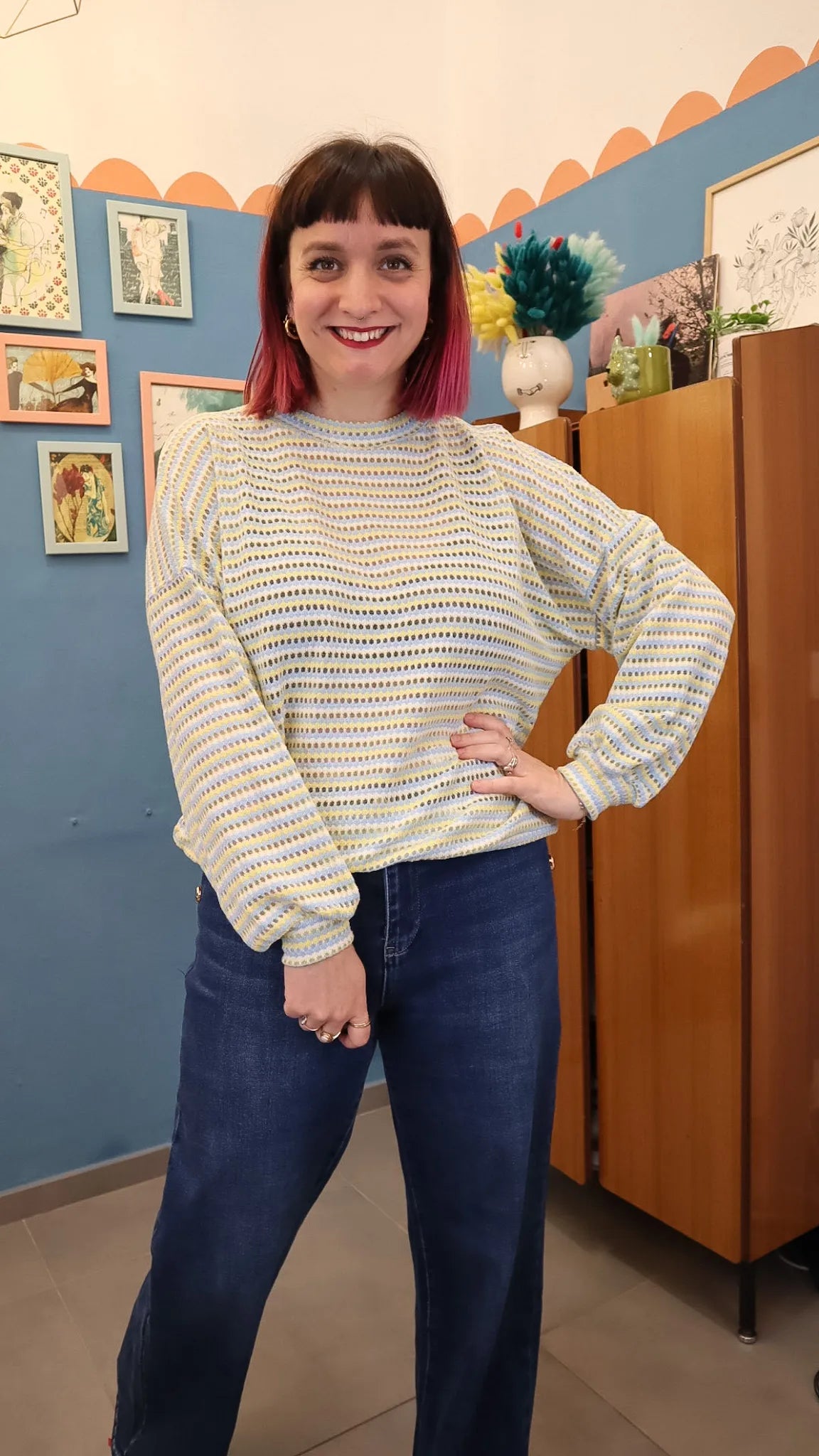 Maglione TRAME YELLOW