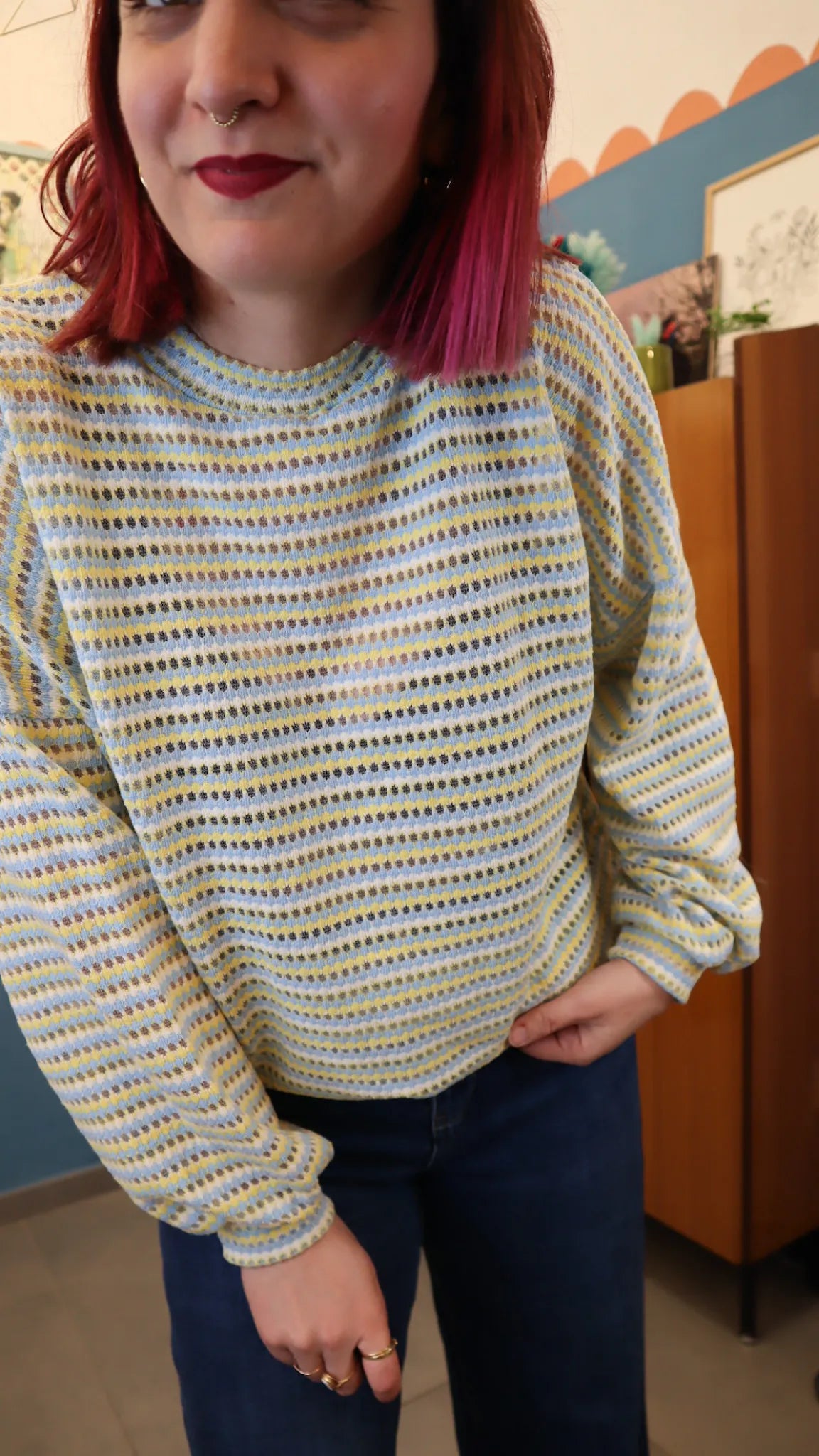 Maglione TRAME YELLOW