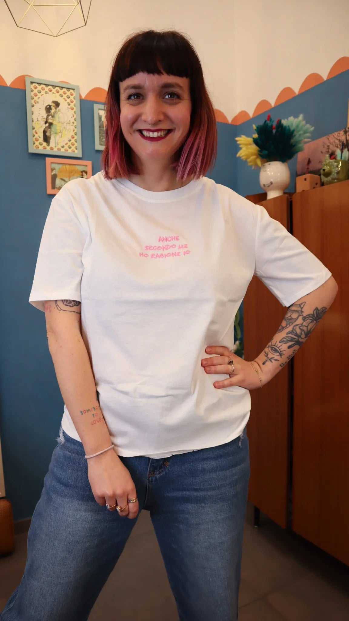 T-shirt ricata ANCHE SECONDO ME